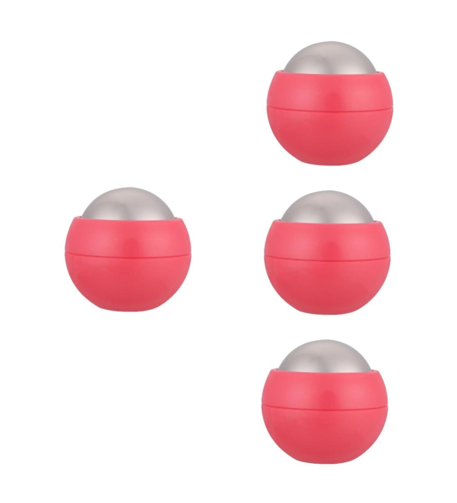 Tovinanna 4-Piece Hand & Face Massage Roller Set | Cold Muscle Ball & Self-Massage Device | Stainless Steel Fitness Relief | Ideal for Fasciitis & Relaxation - Buy Online on GoSupps.com