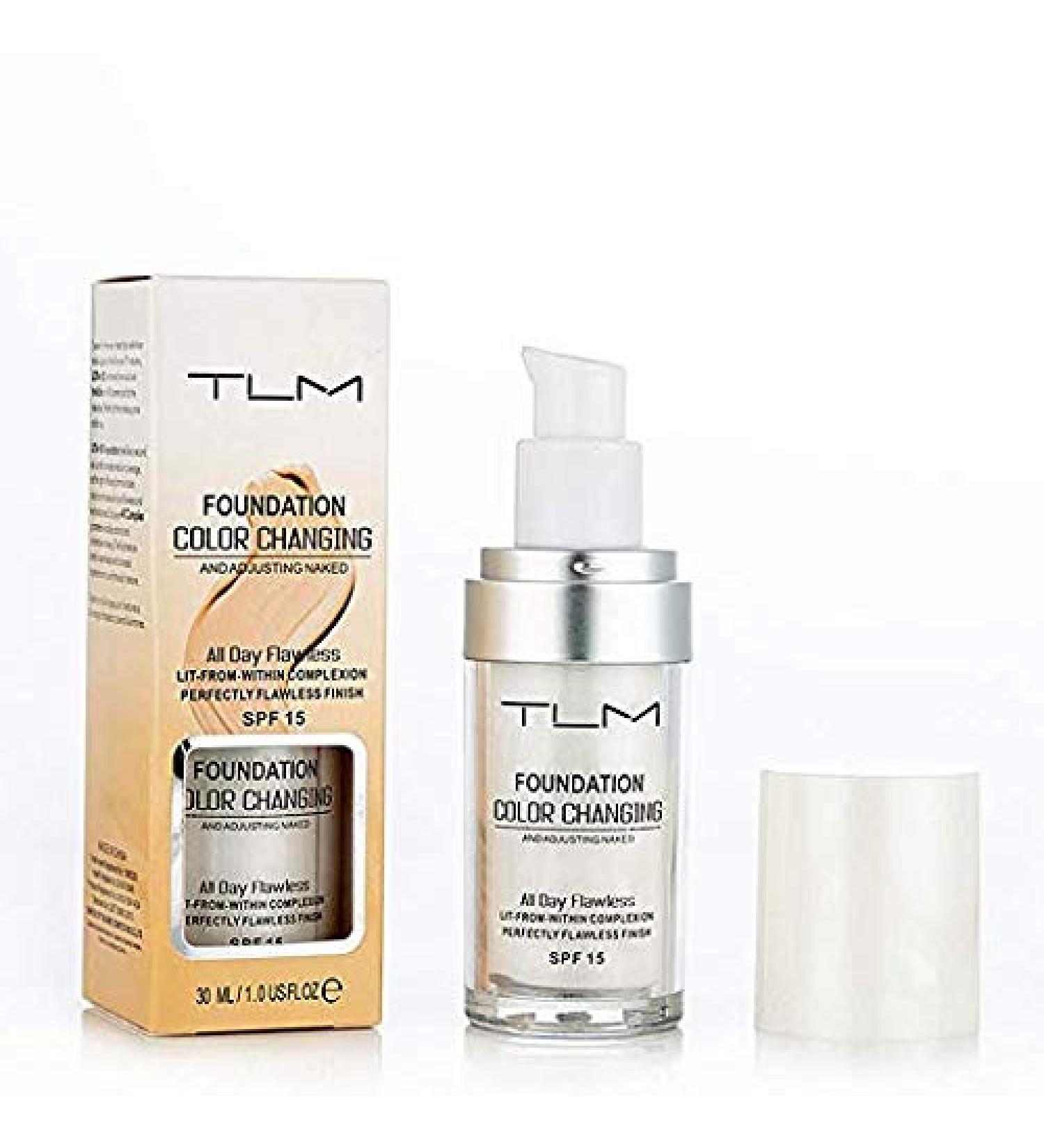 Flawless Colour Changing Warm Skin Tone Foundation Makeup by TLM - Moisturizing Liquid Cover Concealer for Women and Girls - Buy Online on GoSupps.com