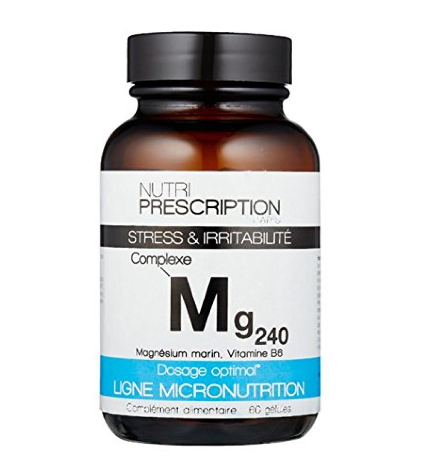 NutriPrescription Mg240 Stress & Irritability - 60 Capsules