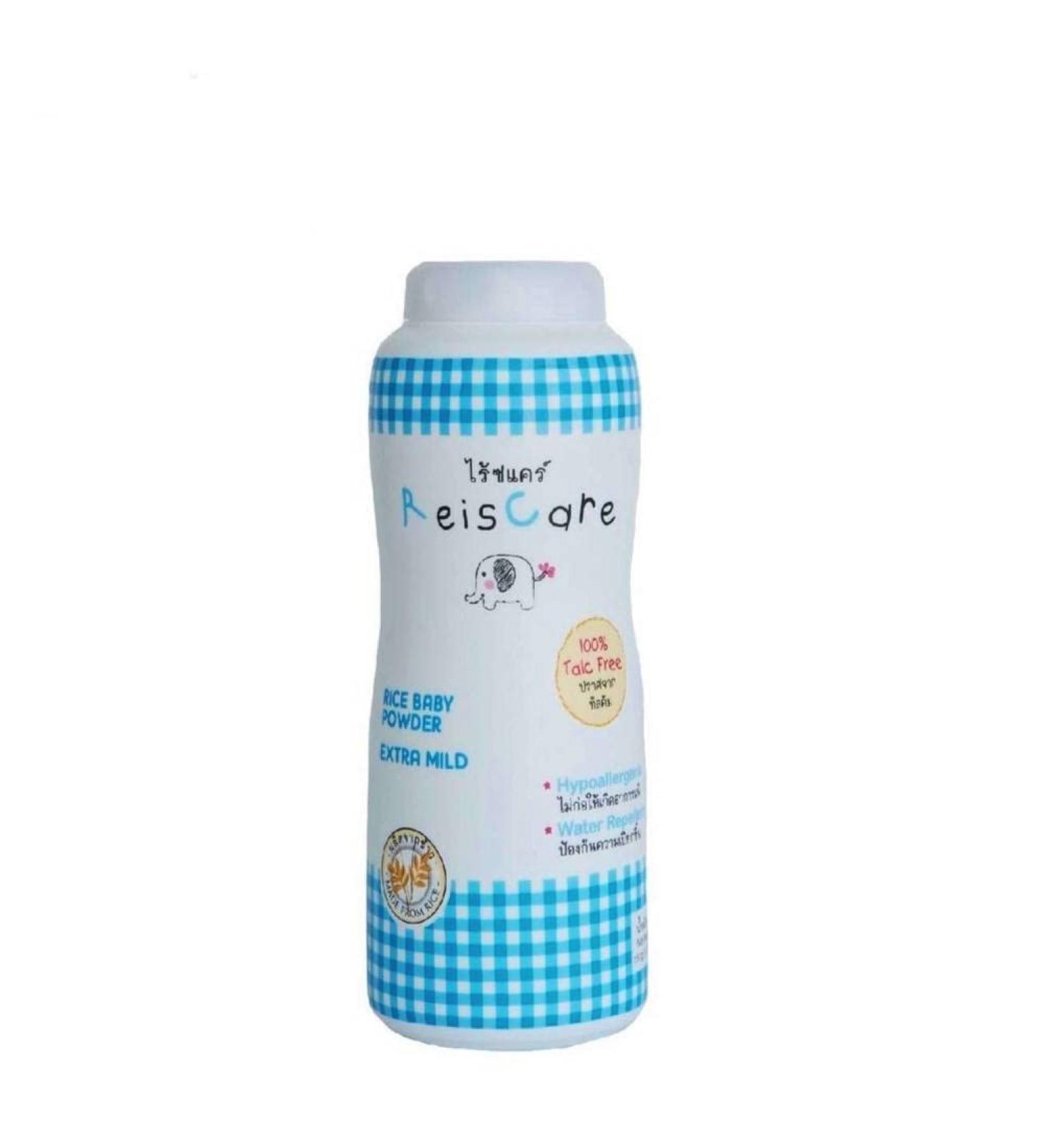 Reiscare Baby Powder 4.58 Oz/Blue - Talc-Free, Rice-Based Formula for Smooth & Soft Skin - Buy Online on GoSupps.com