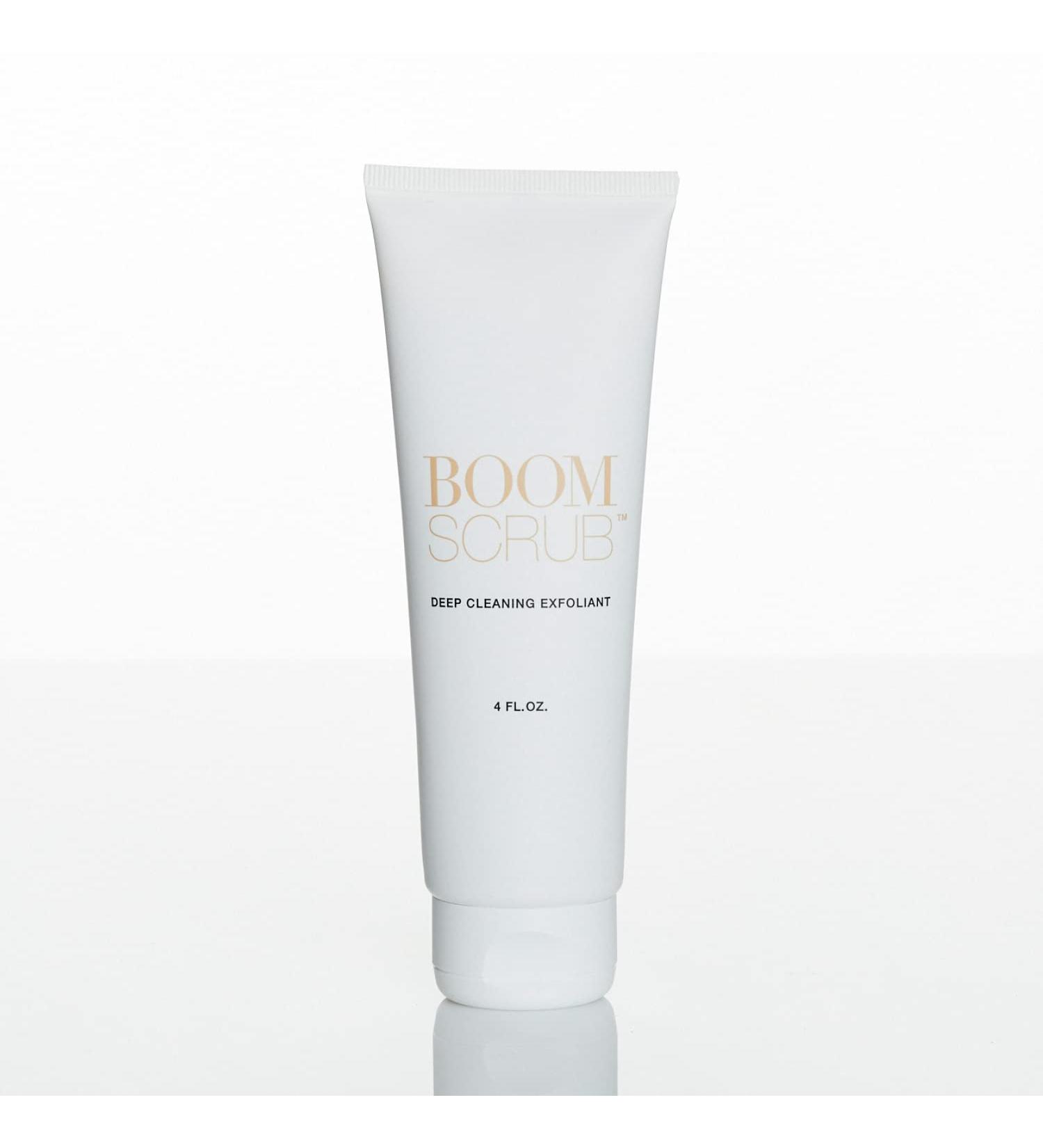 BOOM! by Cindy Joseph Gentle Exfoliating Facial Scrub - Deep Pore Cleanser for Sensitive Skin - Buy Online on GoSupps.com