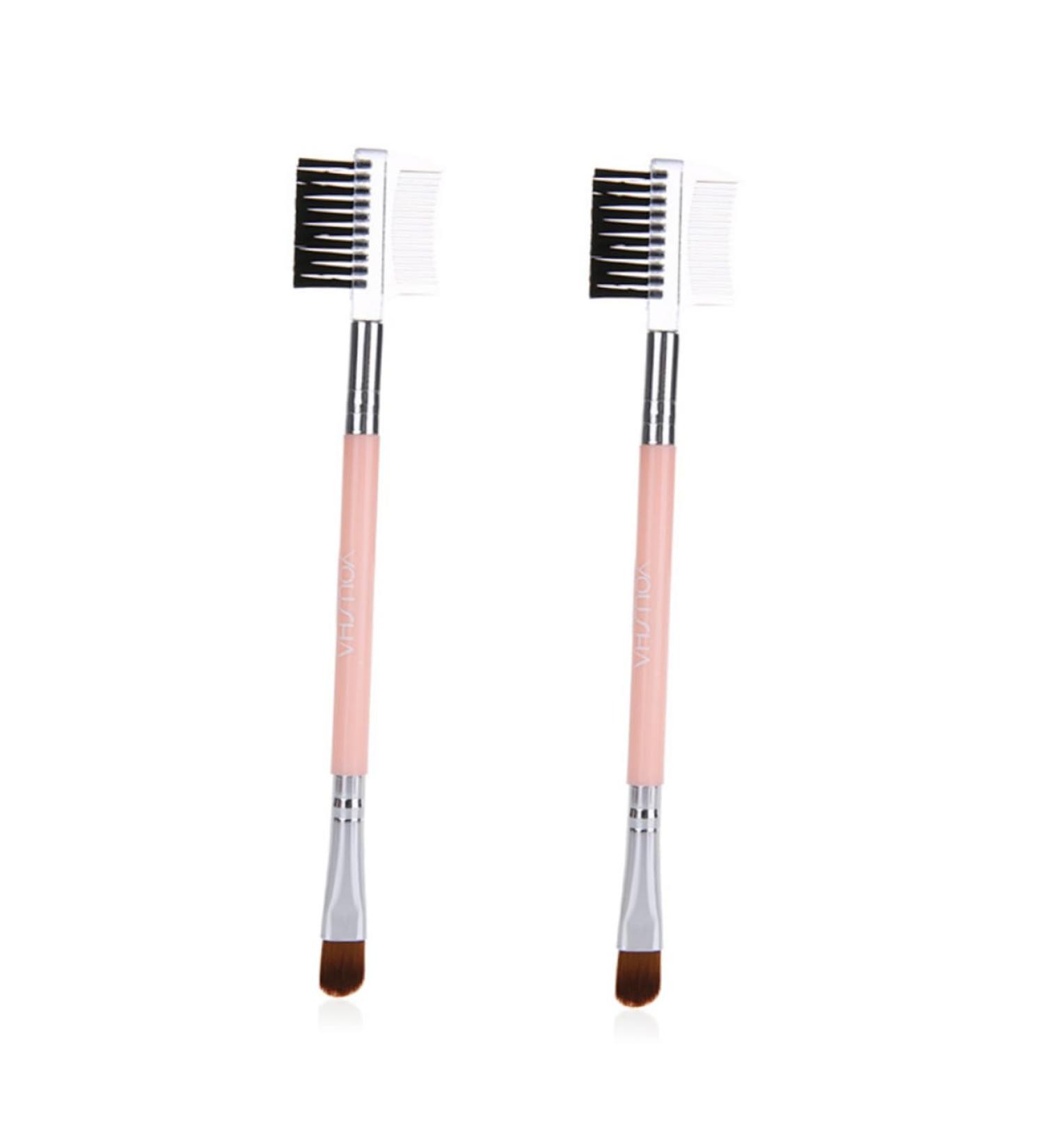 Ipetboom 1 Face Makeup Brushes Professional Cosmetics Brush Duo Eyebrow Brush Eyeshadow Makeup Brush Eyebrow Applicator Eyebrow Comb Brush Eyebrow Spoolie Miss Eyelash Beauty Tools Pink - Buy Online on GoSupps.com