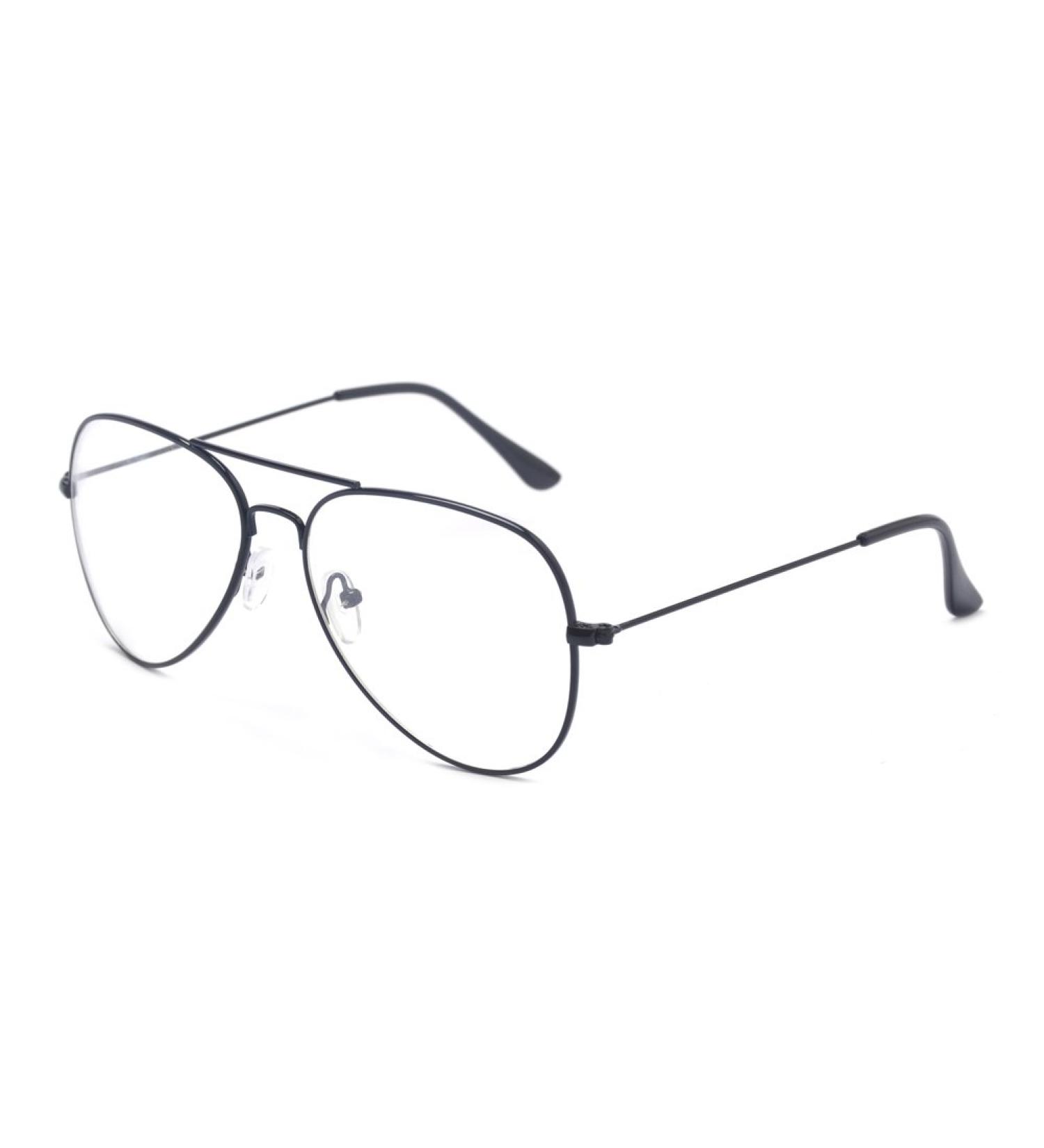 Buy ALWAYSUV Classic Metal Frame Vintage Glasses - Stylish Black Decorative Eyewear for Men & Women - International Shipping Available - Buy Online on GoSupps.com