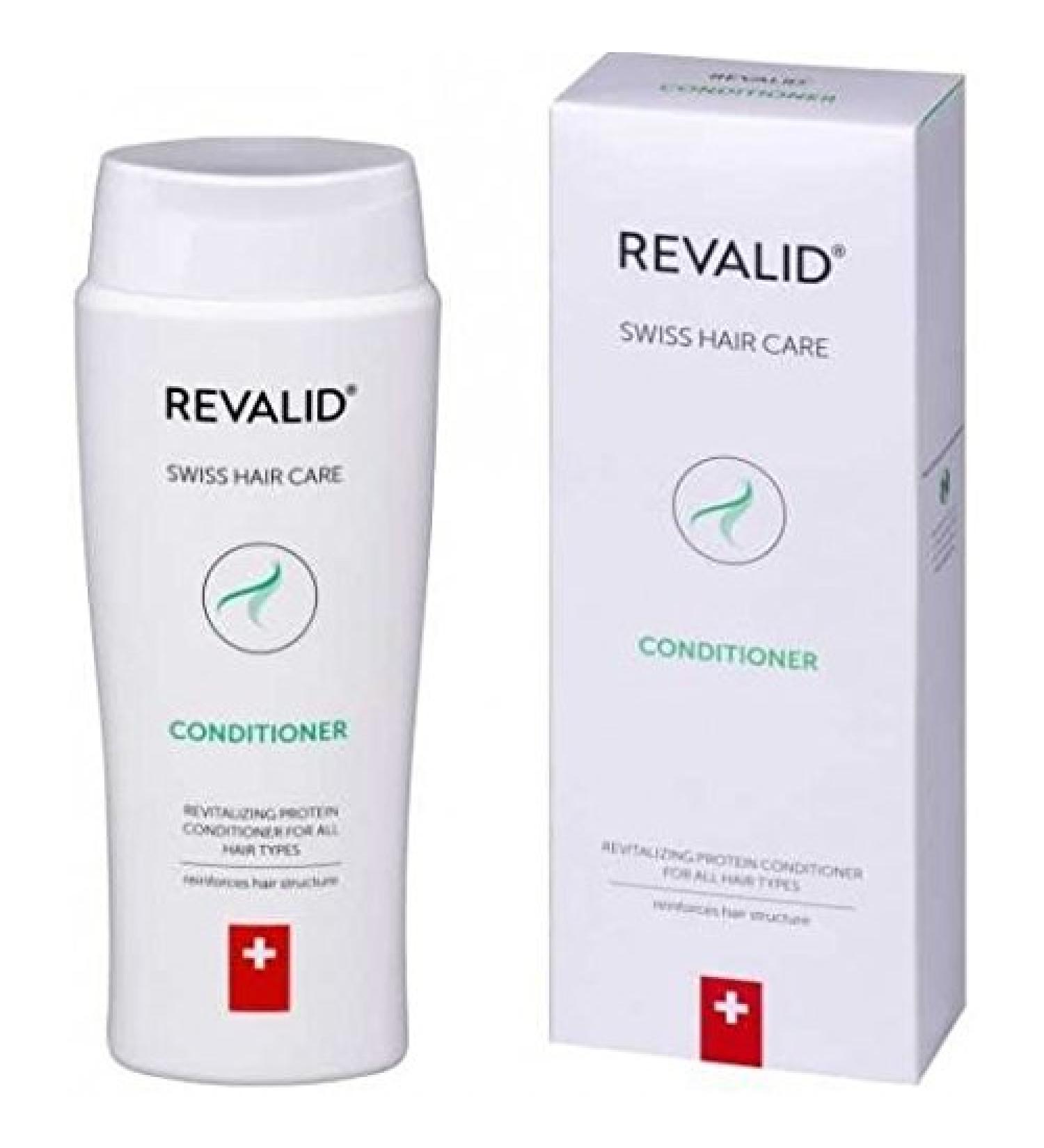 REVALID Revitalizing protein conditioner soft shiny and supple with oat extract wheat protein and panthenol B5 250ml