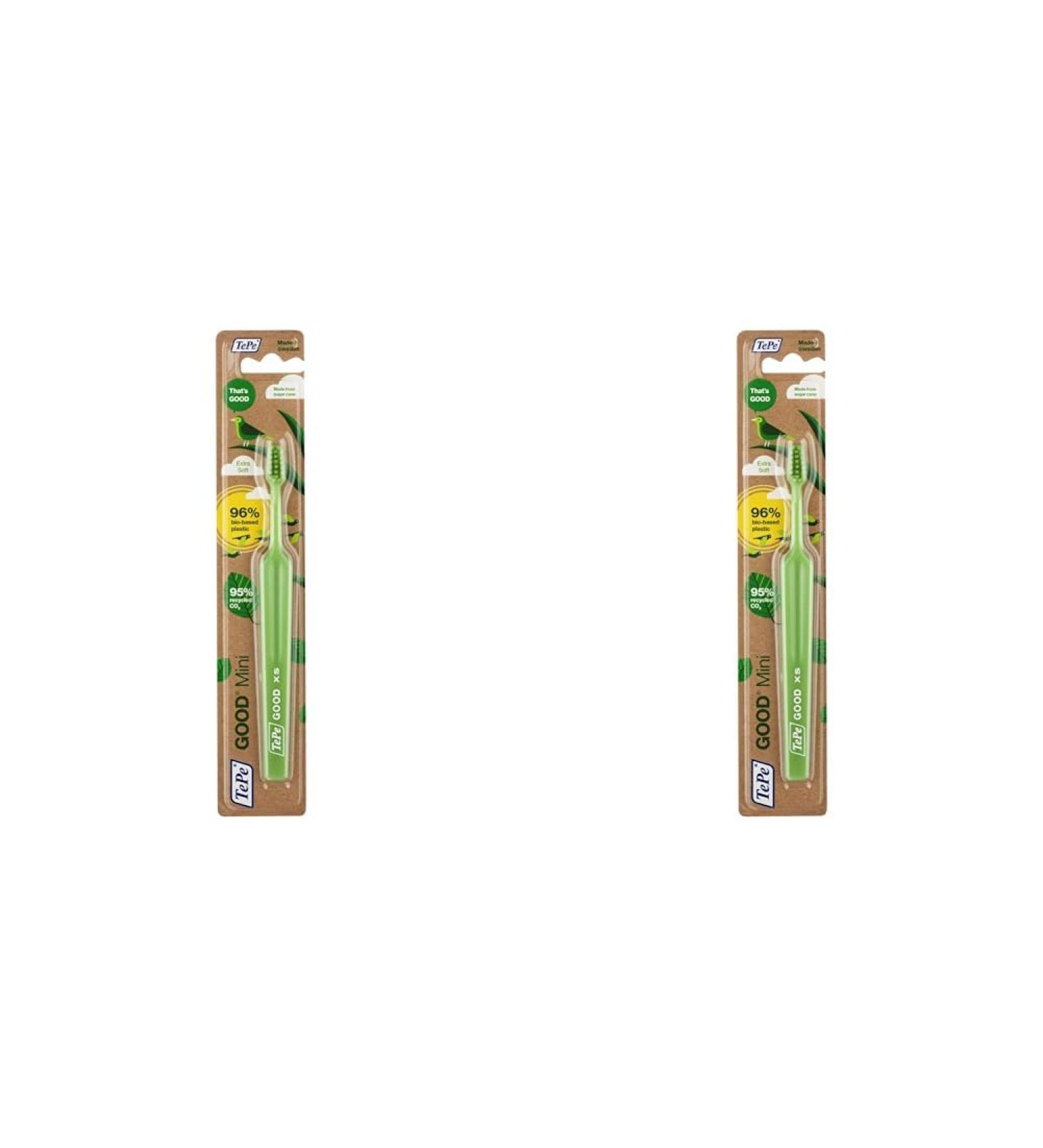 Tepe Good Extra Soft Small Toothbrush for Kids - Eco-Friendly Soft Bristles 2-Pack - Buy Online on GoSupps.com