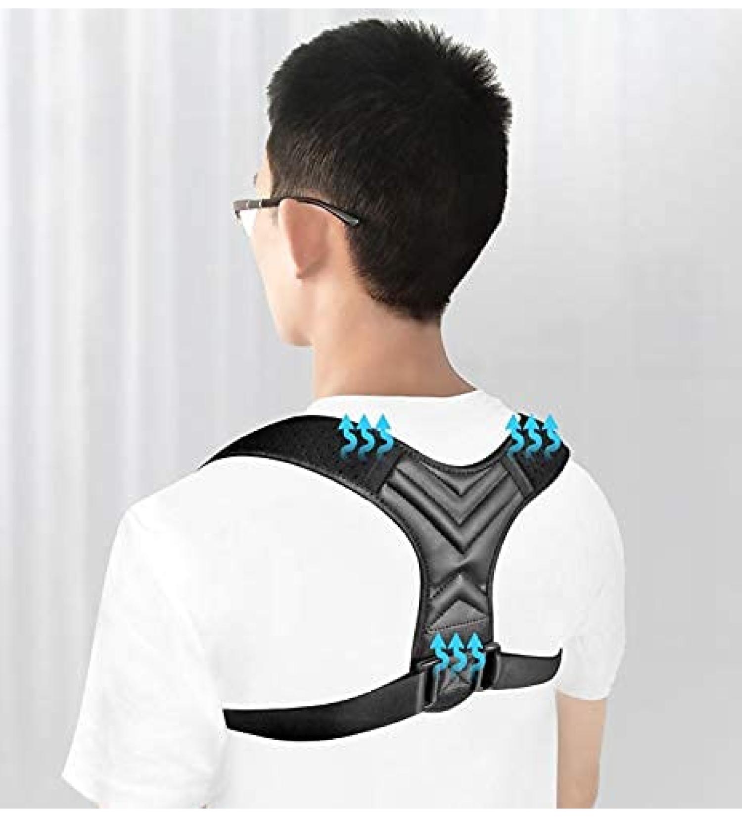 Posture Corrector Posture Corrector for Back Belt Prevent Slouching Relieve Pain Posture Straps Clavicle Support Brace for Women Men 40-90 KG Back Brace - Buy Online on GoSupps.com