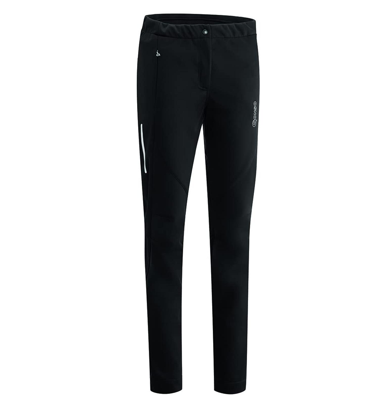 Gonso Women's Thermo Comfort Tights Riga V2 - Black | International Shipping Available - Buy Online on GoSupps.com