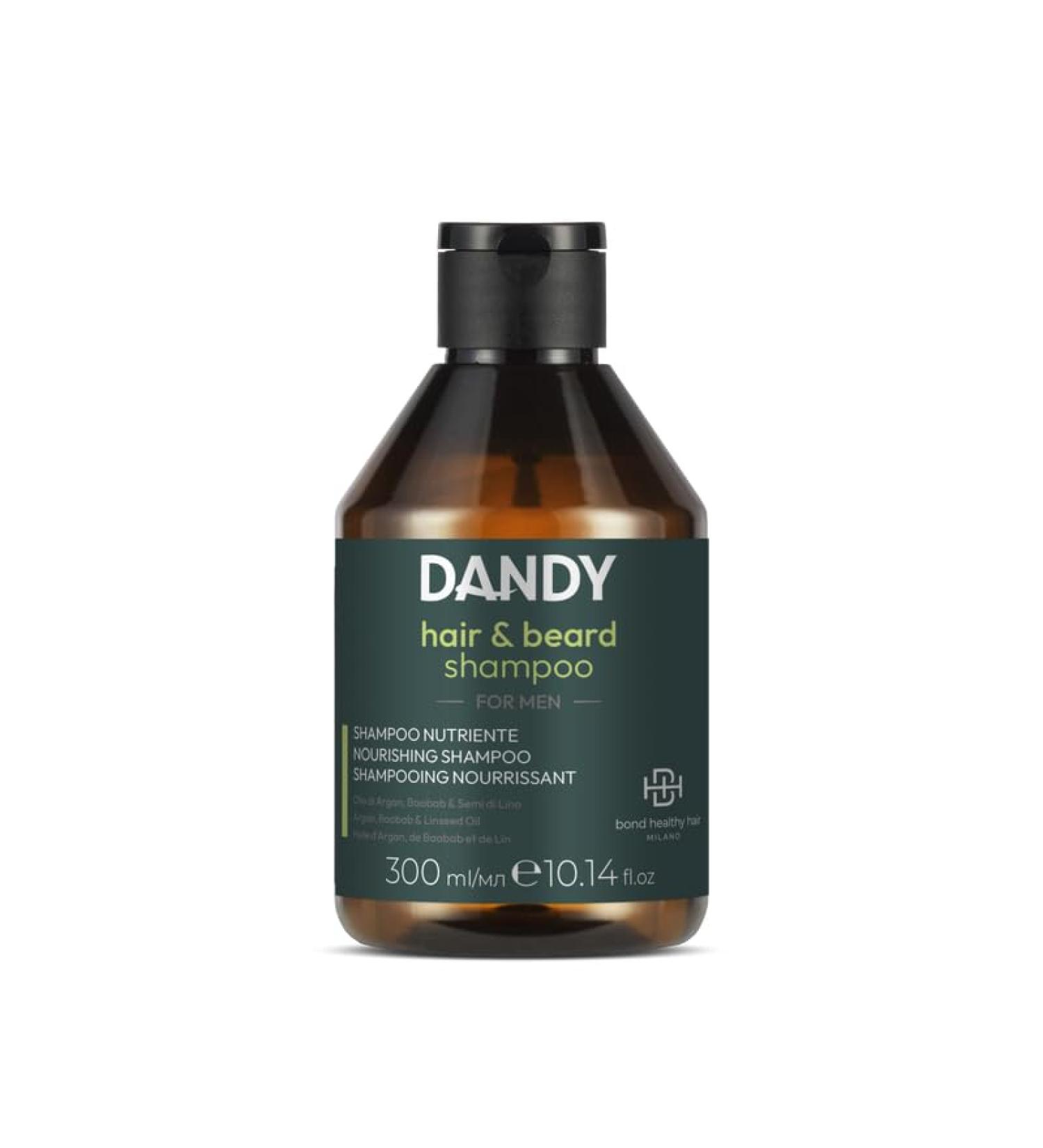 Dandy Hair & Beard Shampoo - Nourishing & Hydrating Cleanser | International Shipping Available - Buy Online on GoSupps.com
