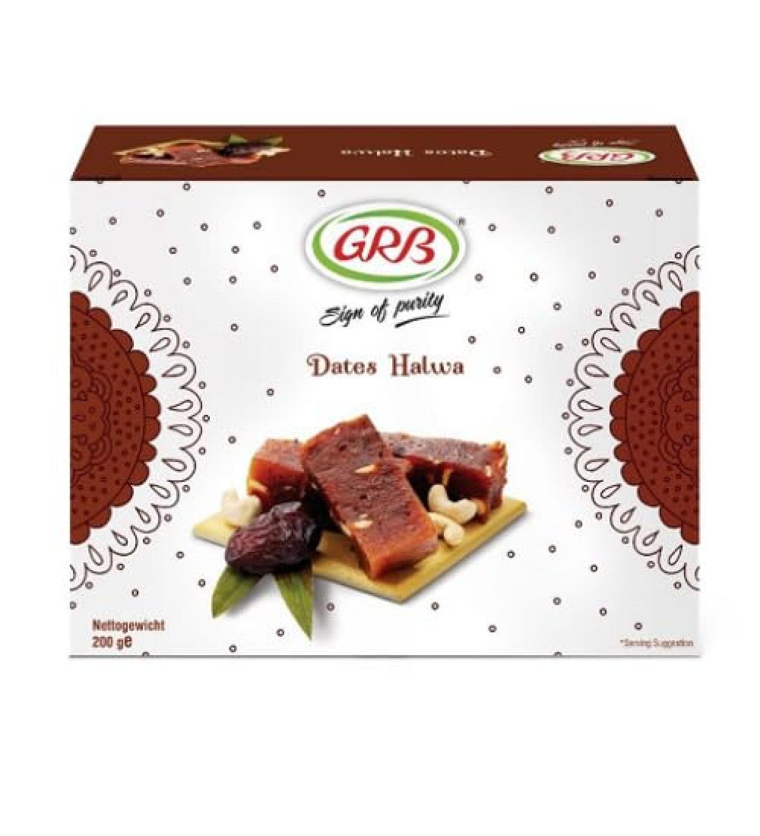 Delicious GRB Halwa - 200g : Traditional Indian Sweets (Dates Halwa)
