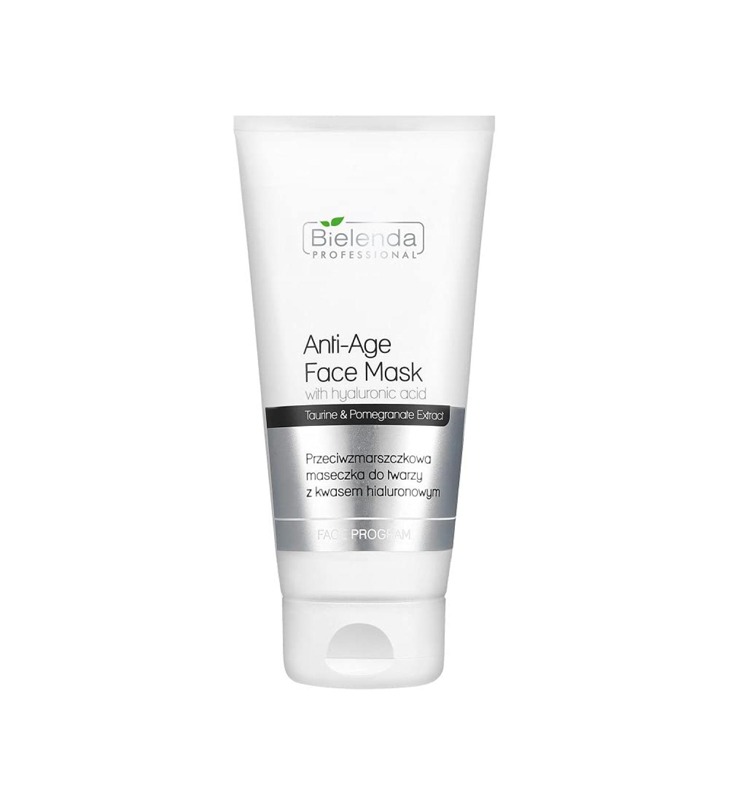 Bielenda Professional Anti-Age Mask with Hyaluronic Acid - Anti Age Face Mask with hyaluronic acid 175 ml