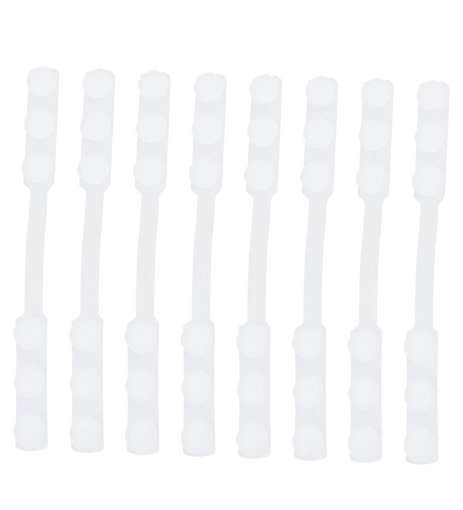 Minkissy 8st Mask Extension Hooks | Anti-Strangulation Face Mask Adapters | White Headband Connectors for Hearing Protection - 15.8x1.5cm - Buy Online on GoSupps.com