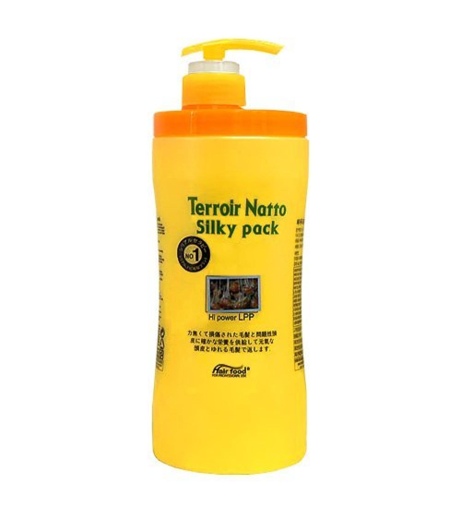 Terroir Natto Silky Pack Hi Power LPP 33.8oz Hair Treatment - Beans Protein & Herb Extract for Damaged Hair - Buy Online on GoSupps.com