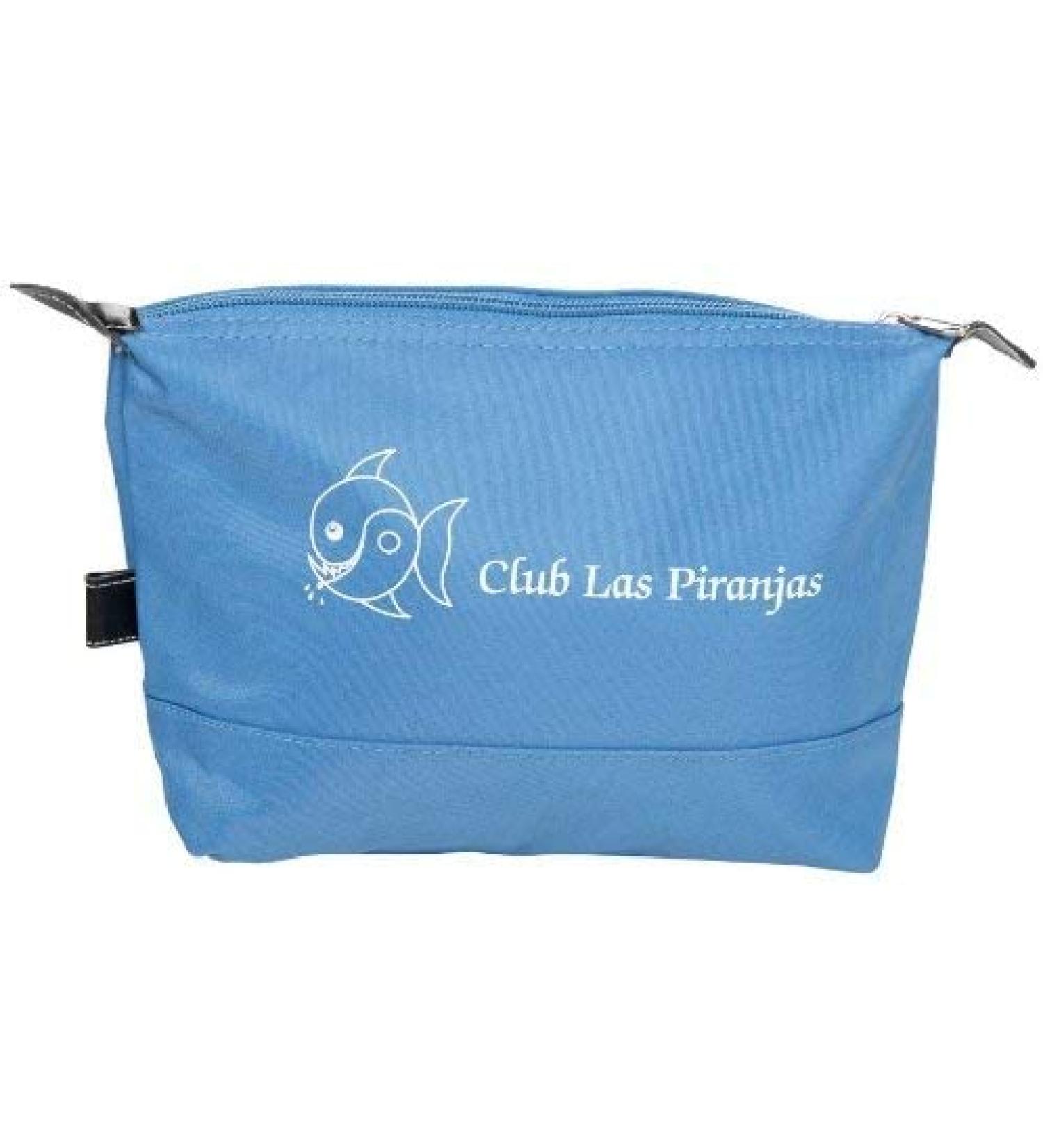 Club Las Piranjas cosmetic bag 24 17 5 cm blue