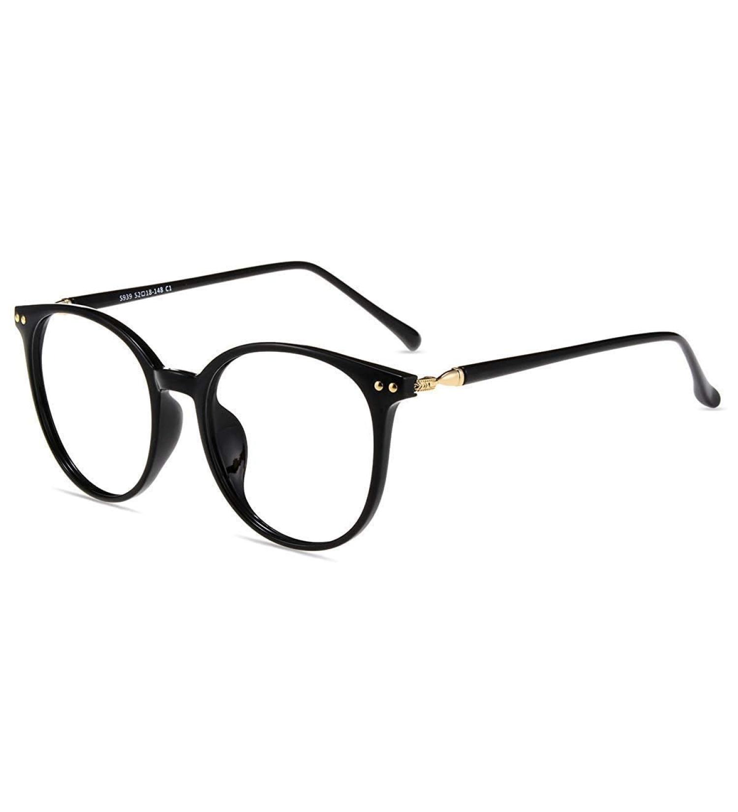 Shop Firmoo Blue Light Filter Reading Glasses - Oversized Round Black Optical Glasses for Men & Women - Scratch-Resistant Glare-Free Vision Aid - Buy Online on GoSupps.com
