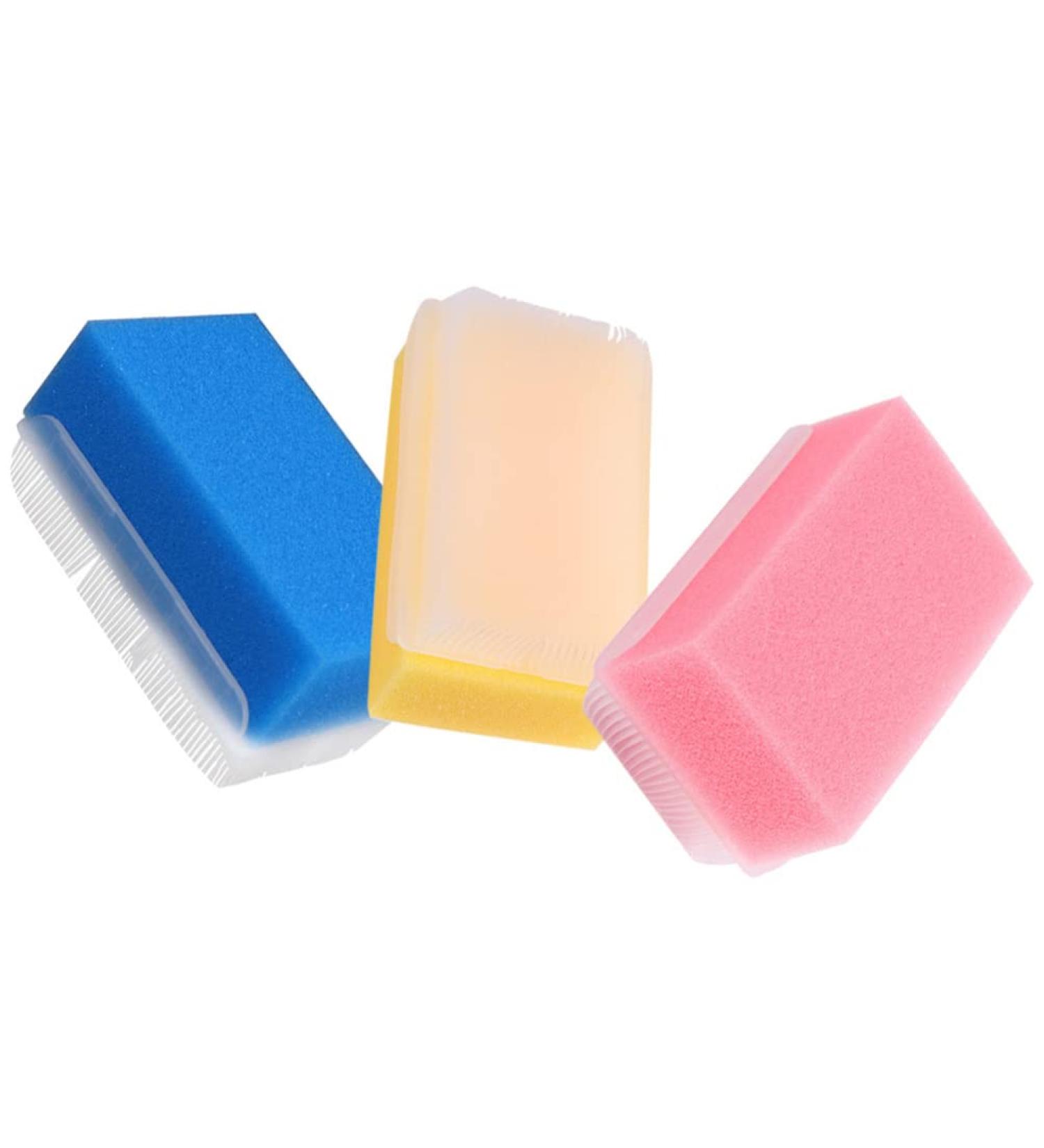 Tofficu 3pcs Silicone Body Scrubber Set - Reusable Sensory & Nail Brush, Baby Bath & Hair Brush - Occupational Pressure Massage Tools for Kids and Adults - Buy Online on GoSupps.com