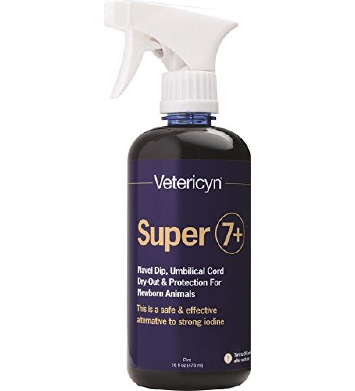 Vetericyn Plus Super 7+ Newborn Navel Spray | Umbilical Cord Dry-Out Solution - 16oz - Made in USA - Buy Online on GoSupps.com