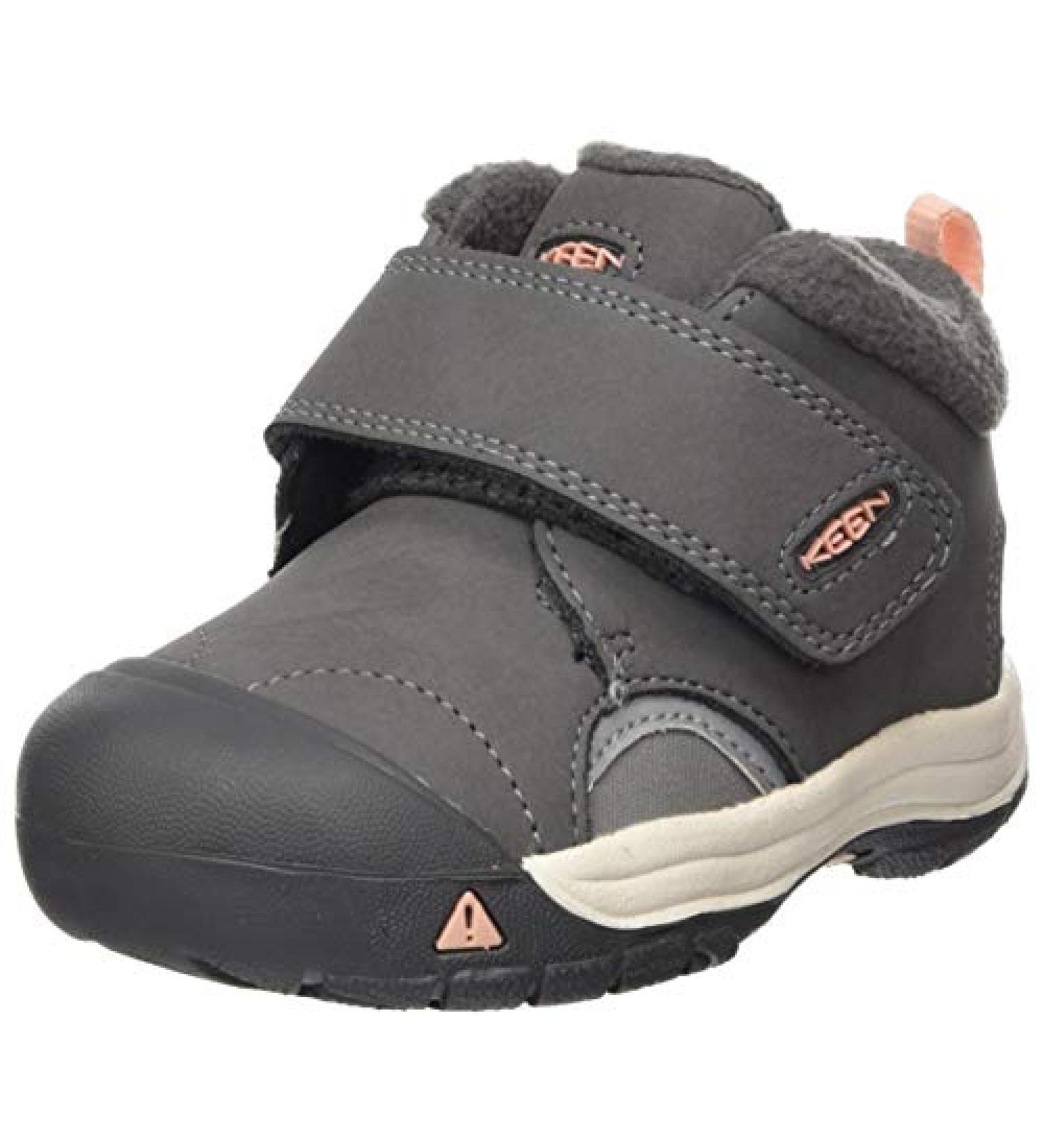KEEN Kootenay III Mid Waterproof Snow Boot Toddler 4T Steel Grey/Dusty Pink - Buy Online on GoSupps.com