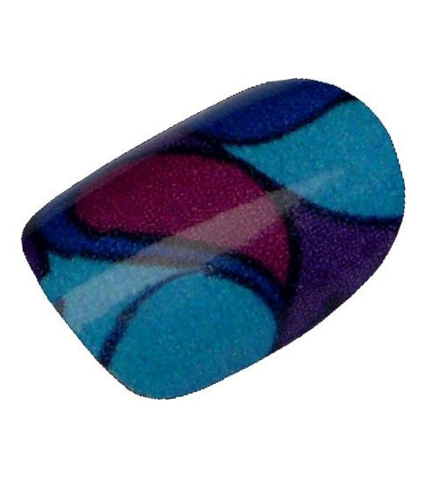 Chix Nails Nail Wraps Paisley 60's Flowers Fingers Toes Vinyl Foils Beauty Floral