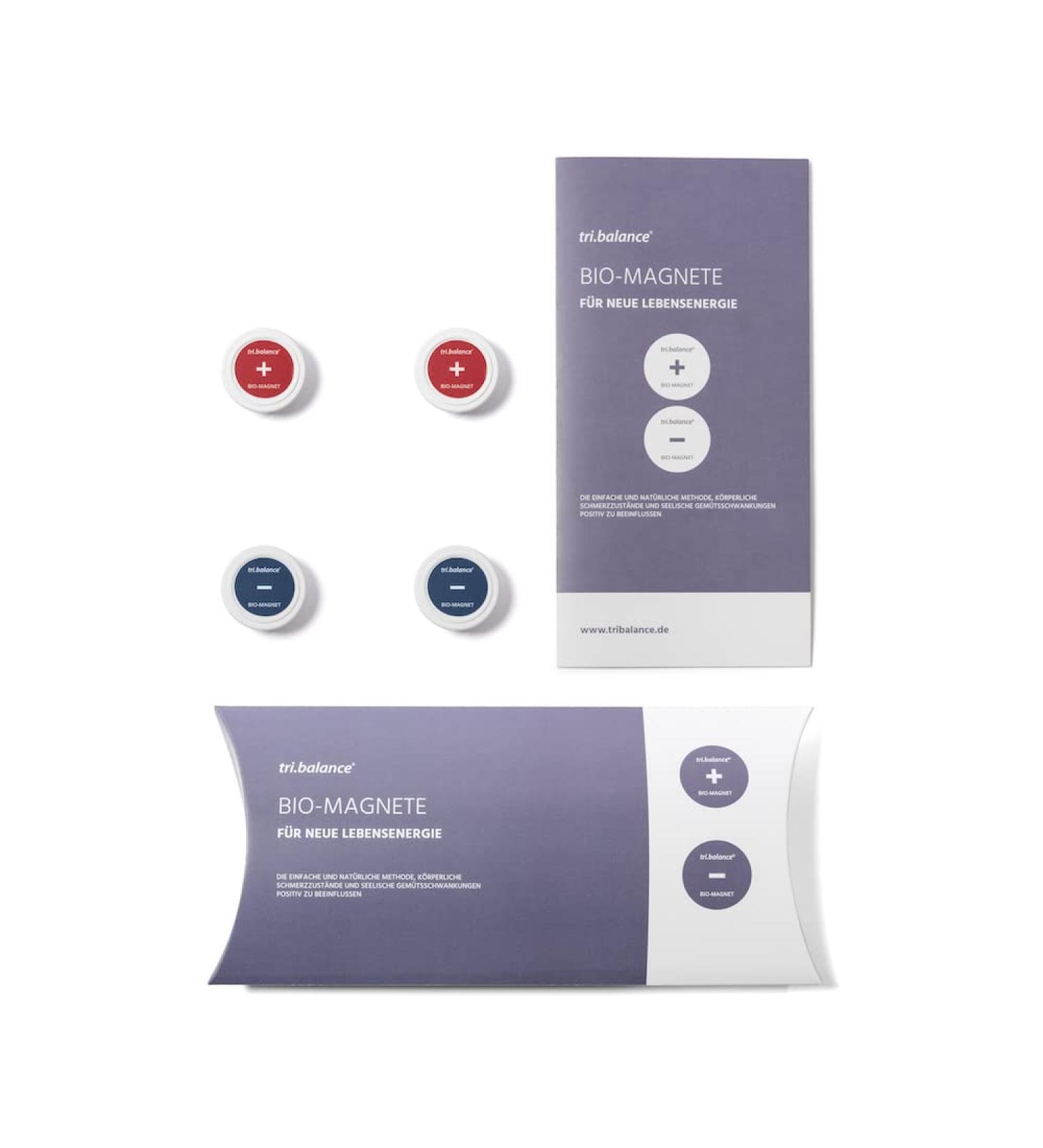 Tri.Balance Bio-Magnets | Therapy Magnets Set of 4 | Enhance Life Energy with Easy Instructions - Buy Online on GoSupps.com