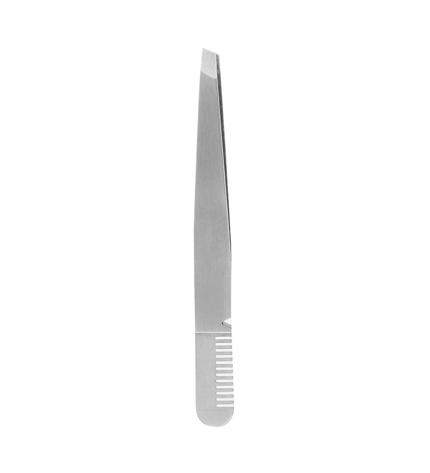 Durable Makeup Tweezers Stainless Steel Safe Moderate Elasticity Eyebrow Makeup Tweezers Ergonomics Design for Makeup Eyebrows - Buy Online on GoSupps.com