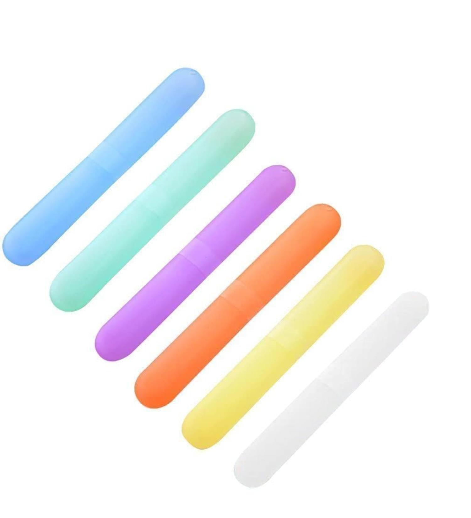 Qeotoh Portable Travel Toothbrush Box - Compact Toothbrush & Toothpaste Storage Ideal Travel Wash Box & Cup for Convenience - Buy Online on GoSupps.com