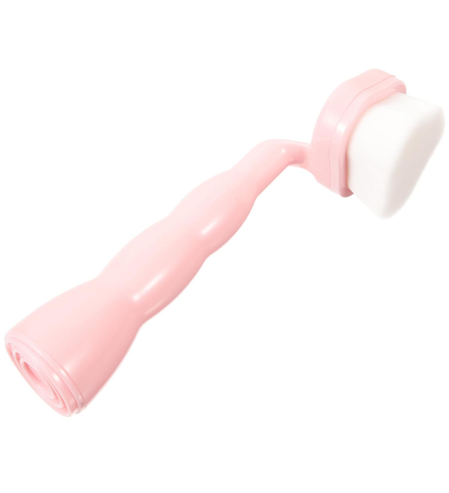 minkissy Face Cleansing Brush Blackhead Scrubber Handle Facial Brush Deep Pore Brush Skin Care Brush Face Exfoliator Face Scrubber Brush Facial Washing Brush Fiber Cleaner Handheld - Buy Online on GoSupps.com