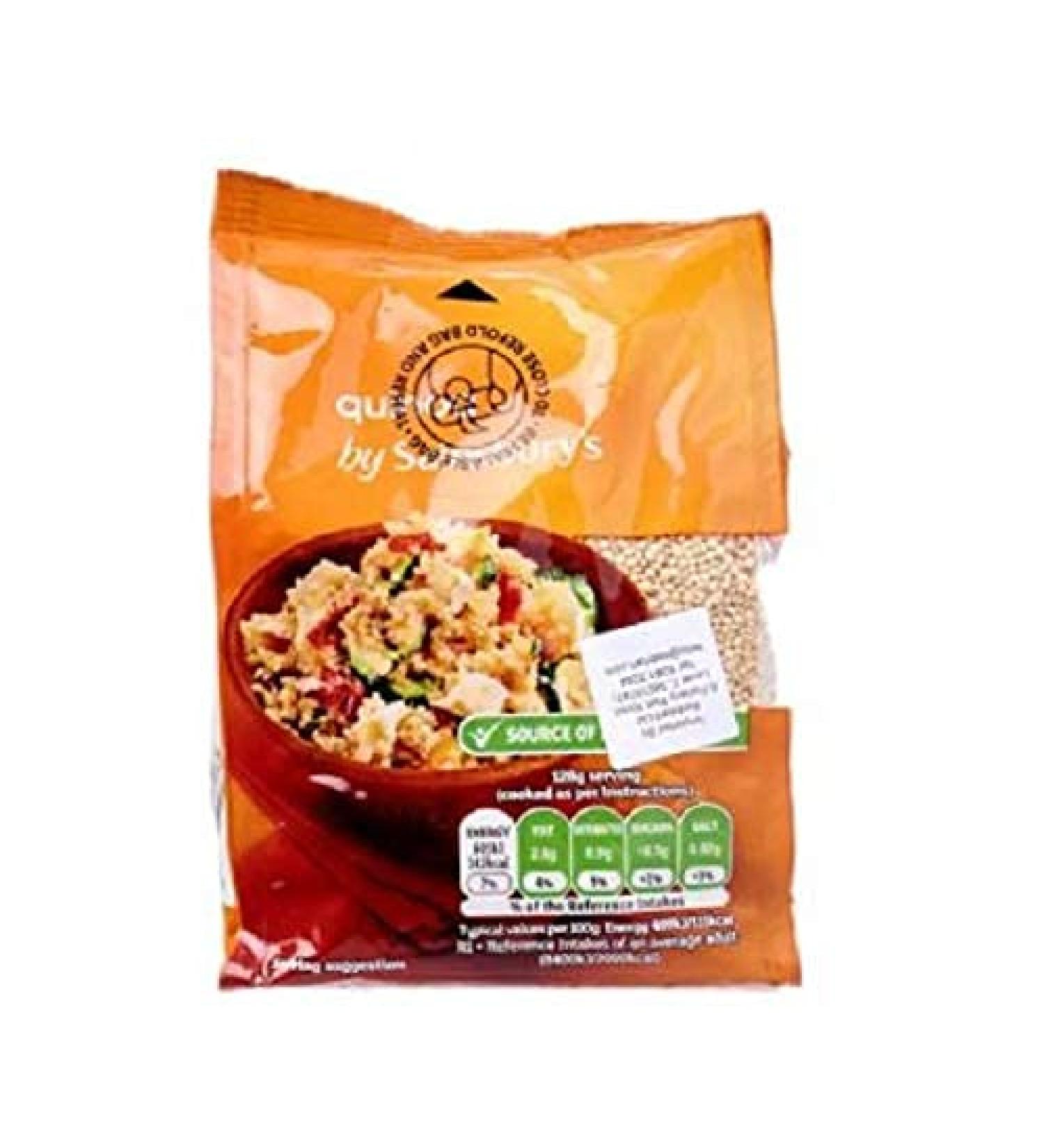  Sainsbury's Sainsbury's Quinoa 300g - White Quinoa Baked on the hob 15-18 minutes at moderate to high heat - Buy Online on GoSupps.com