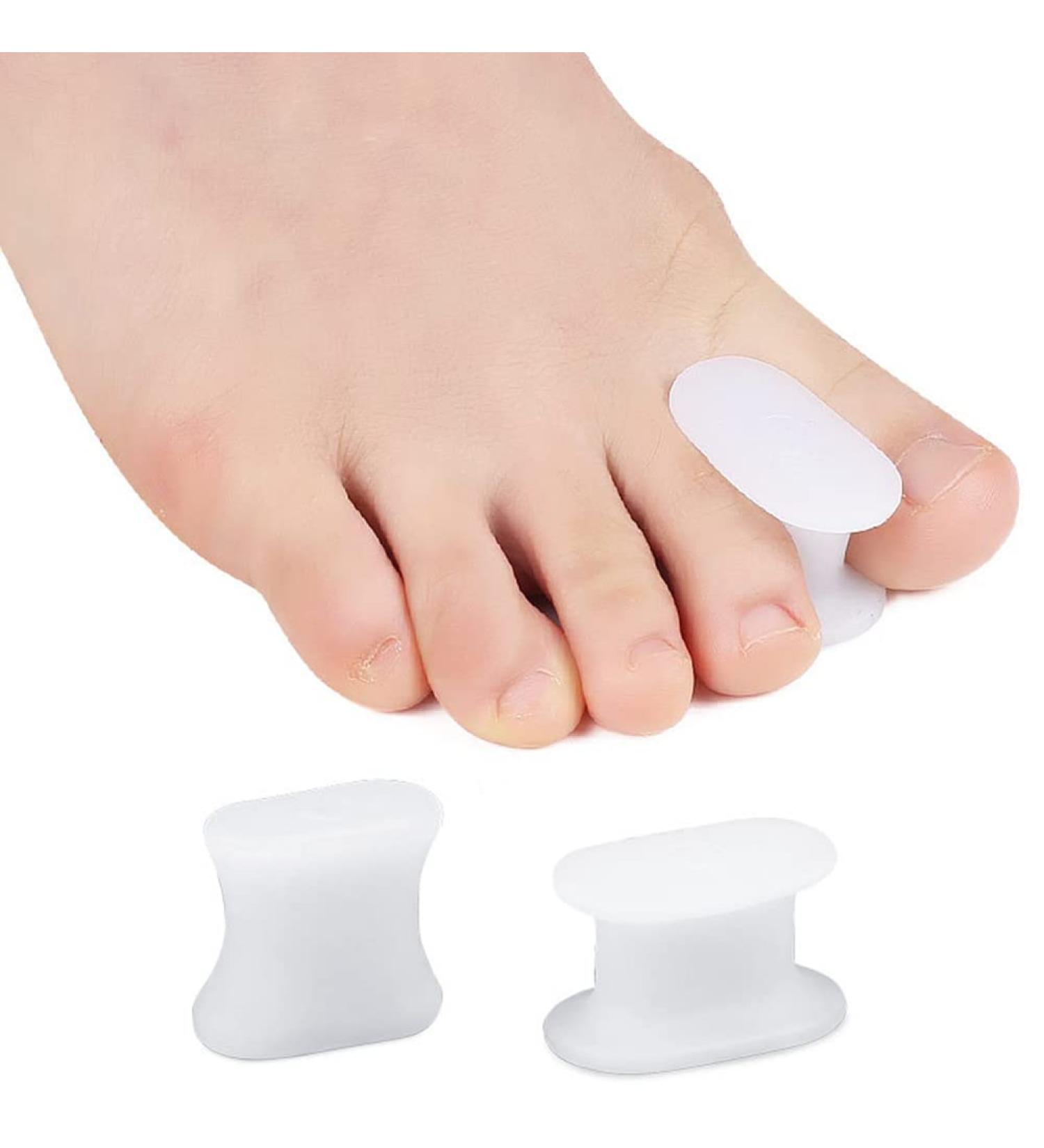 Gel Toe Separators - Correct Overlapping Toes - Hallux Valgus Foot Care Tools - Buy Online on GoSupps.com