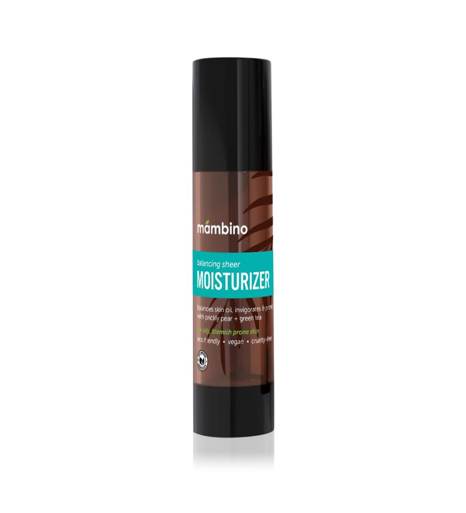 Mambino Organics Vegan Moisturizer - Balancing Face Cream with Prickly Pear & Coconut for Oily Skin - Cruelty-Free Hydration 1.7 fl oz - Buy Online on GoSupps.com