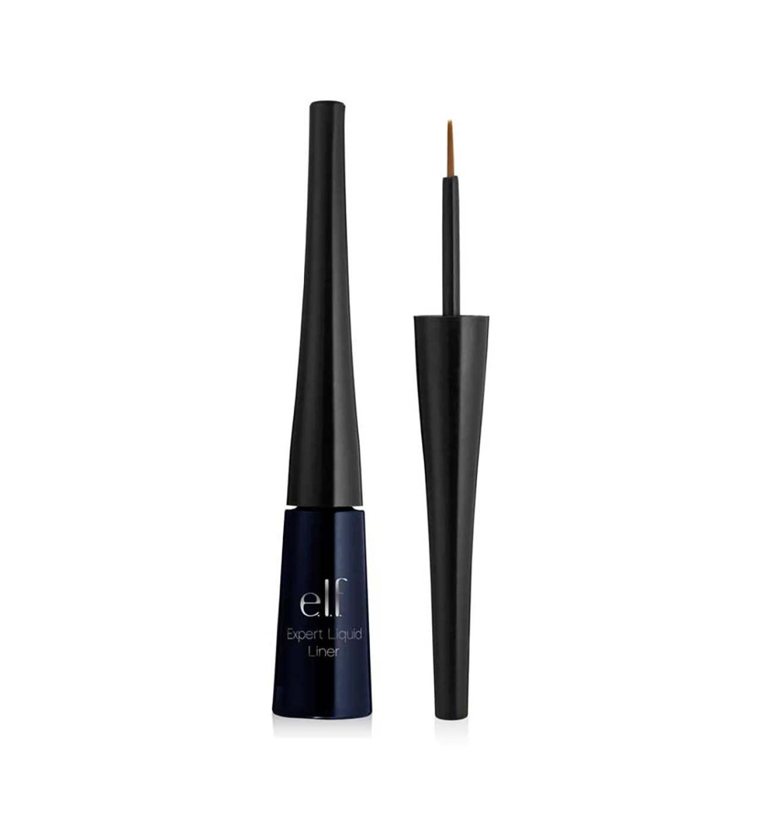 E.L.F. Expert Liquid Liner - Midnight 0.15 fl oz | Long-Lasting & Precise Eyeliner - Buy Online on GoSupps.com