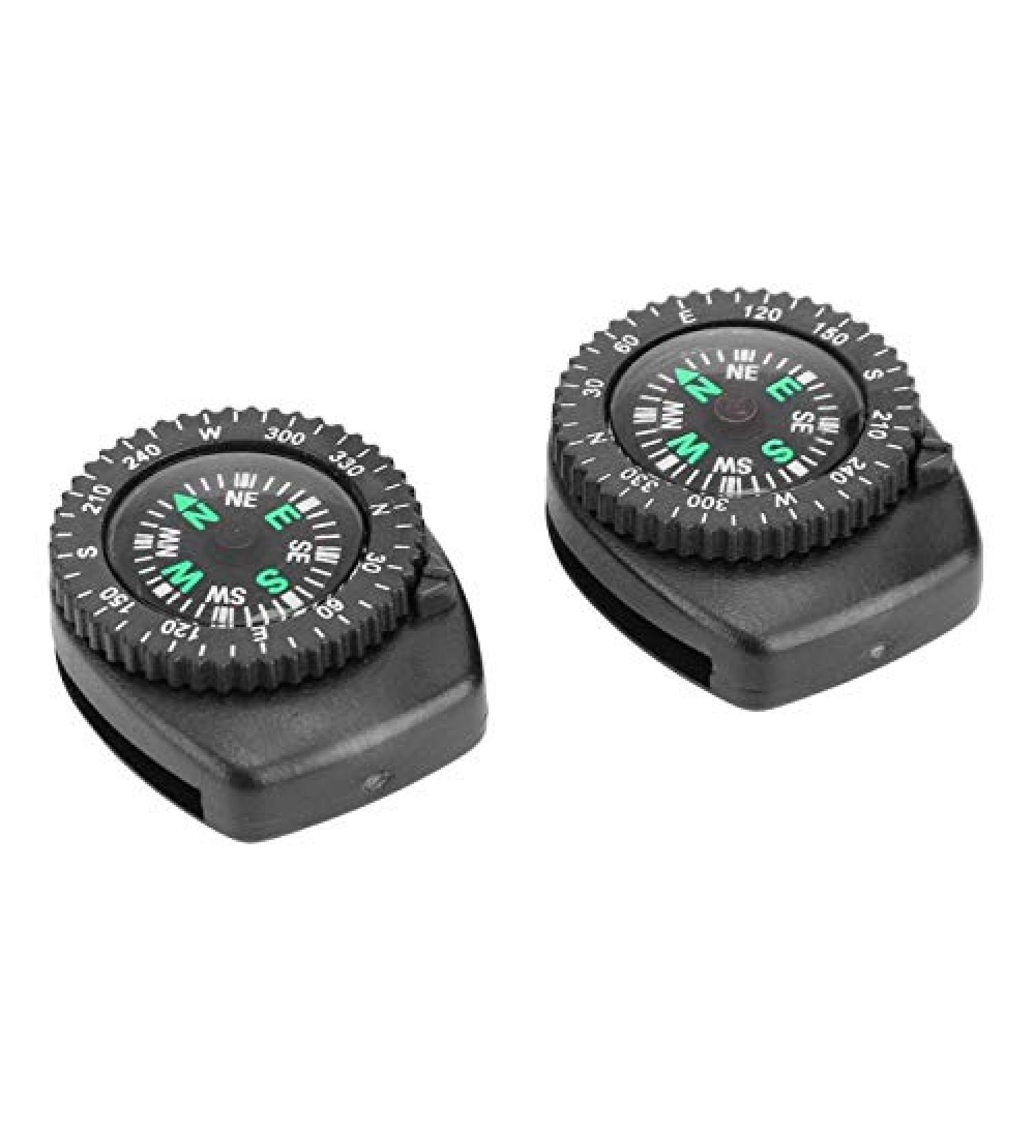 2 Pieces Wrist Compass Portable Watch Strap - Ideal for Camping & Boating | International Shipping Available - Buy Online on GoSupps.com