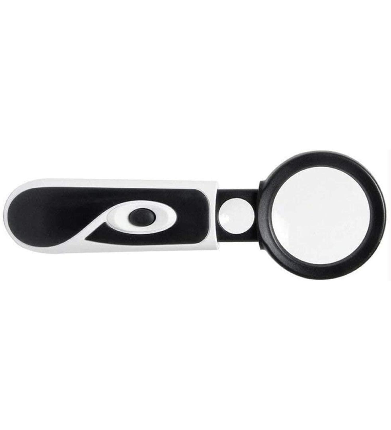 Magnifier with LED Lights - Magnifying Glass with 5X Magnification Diopter - Ideal for Reading Jewelry Watch Repair - Ergonomic Handle for Comfortable Grip - Lightweight Portable - Buy Online on GoSupps.com