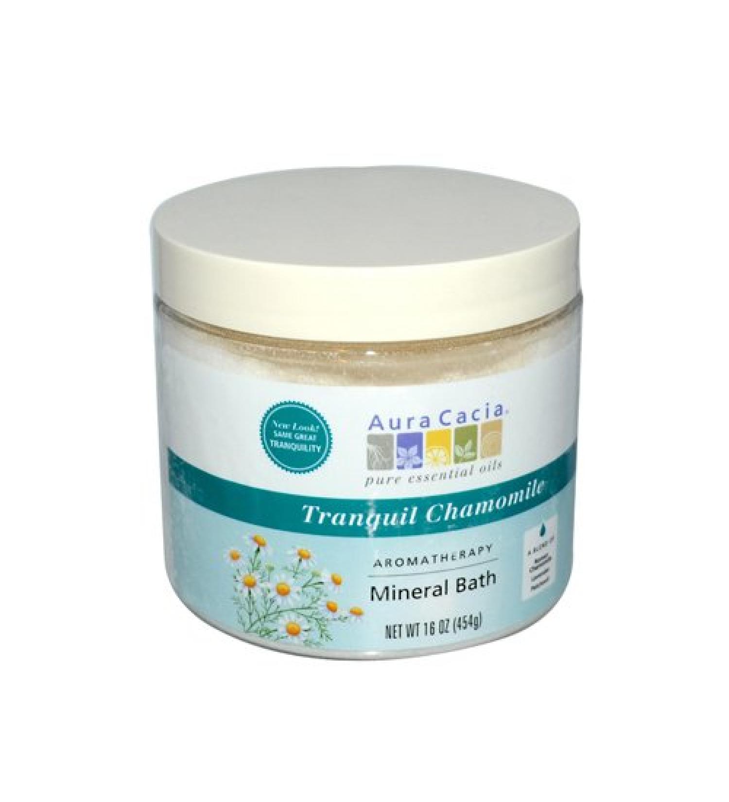 Aura Cacia Tranquility Aromatherapy Mineral Bath 16 Ounce - 3 per case.3