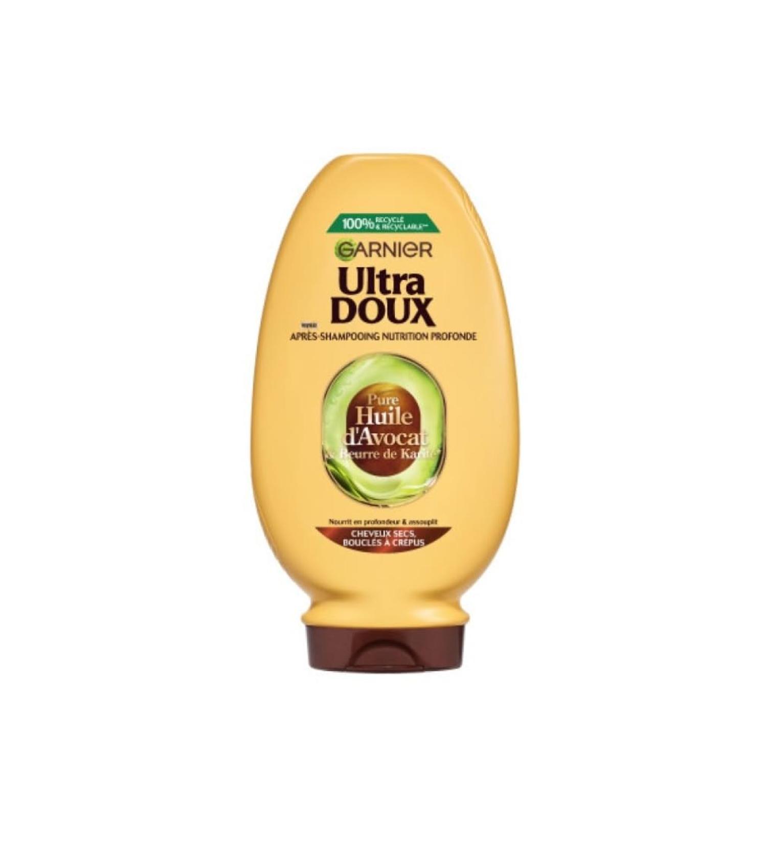 Garnier Ultra Doux Pure Huile d'Avocat & Beurre de Karit Apr s-Shampooing Nourrissant 360ml - Homme & Femme Apr s-Shampooing - 360ml - Buy Online on GoSupps.com