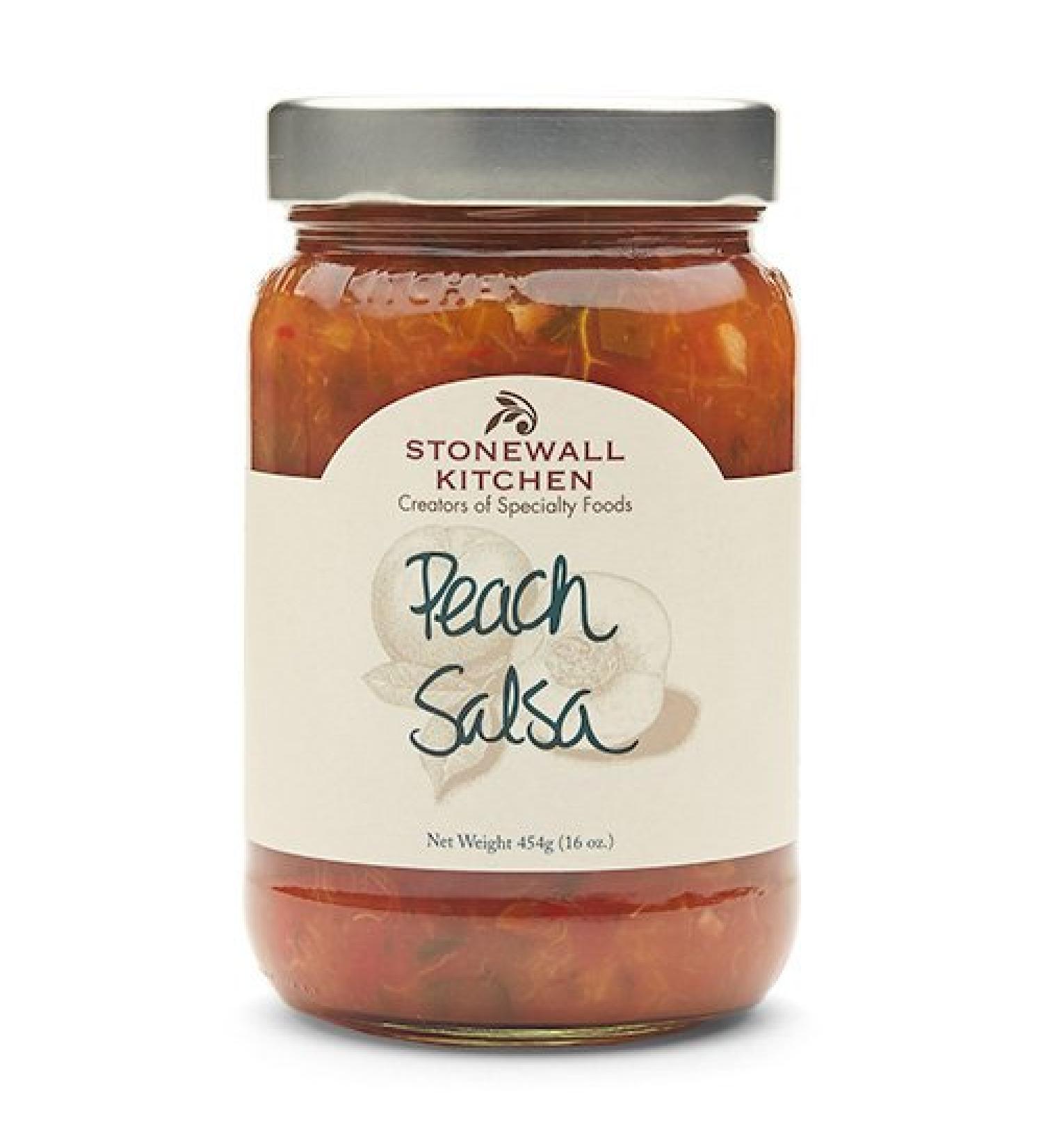 Stonewall Kitchen Peach Salsa 16 oz - Premium Fruit Salsa for Savory Delights - Buy Online on GoSupps.com