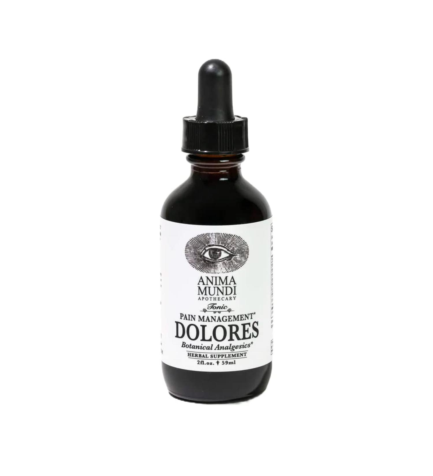 Anima Mundi Dolores Tonic - Herbal Pain Management Supplement Drops (2oz) | International Shipping Available - Buy Online on GoSupps.com