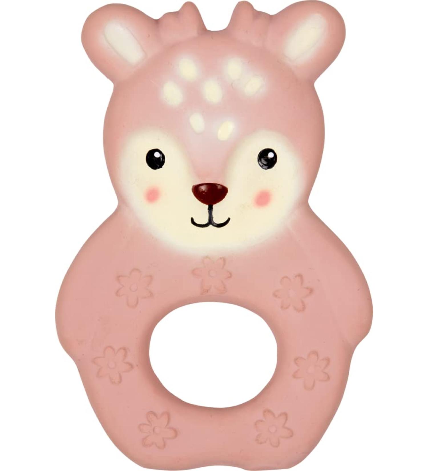 The Spiegelburg teething ring made of natural rubber deer - Little Wonder