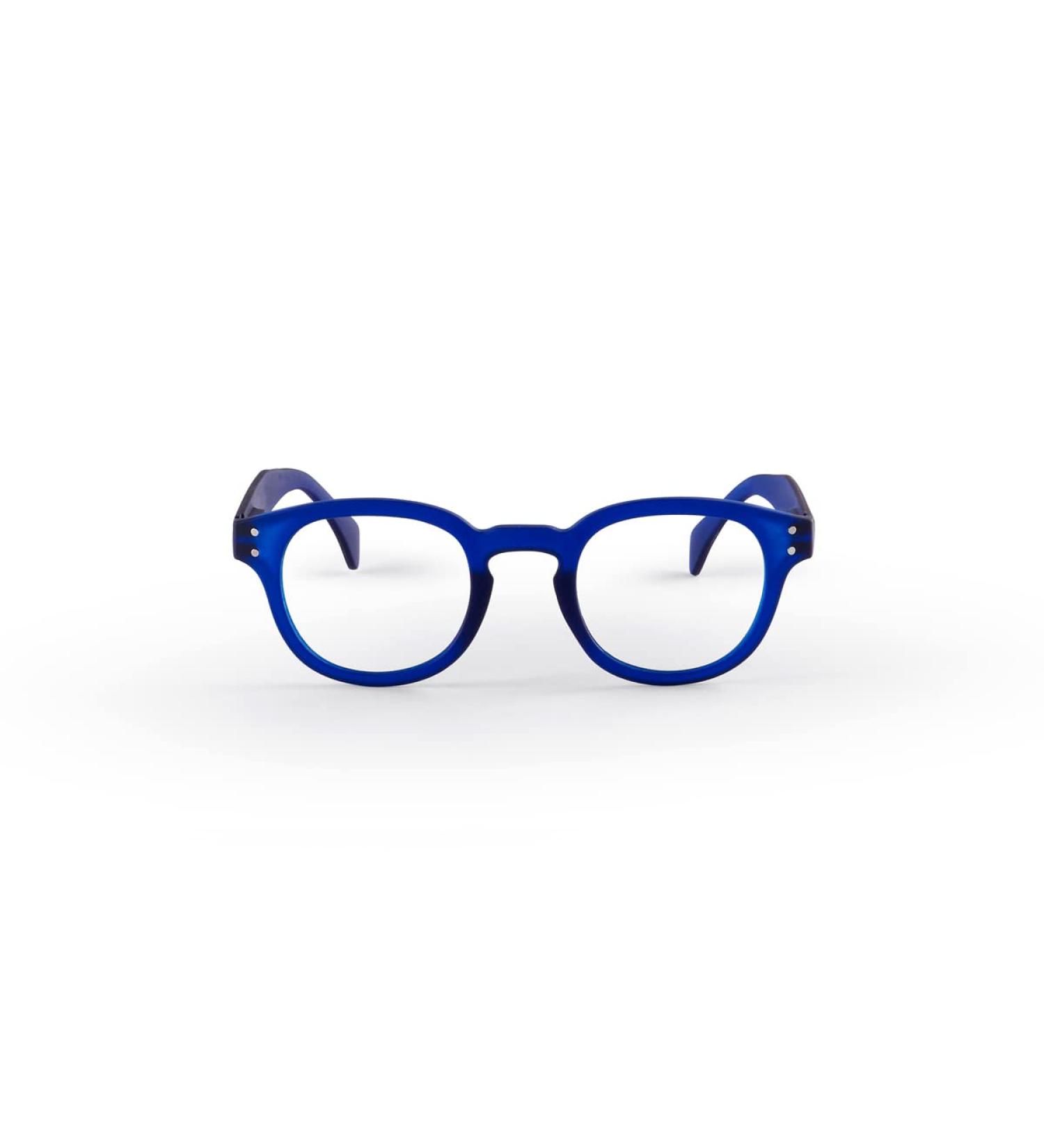 Popme Unisex Ocean Blue Reading Glasses | Blue Light Filter | 2 Diopters for Presbyopia | One Size International Shipping - Buy Online on GoSupps.com