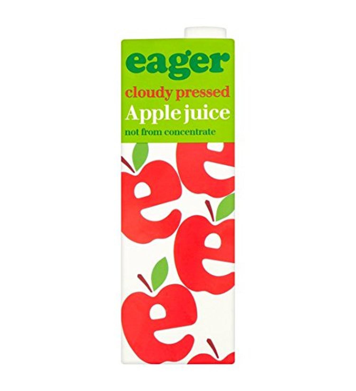Eager Desirous Apple Juice Not From Concentrate 1L