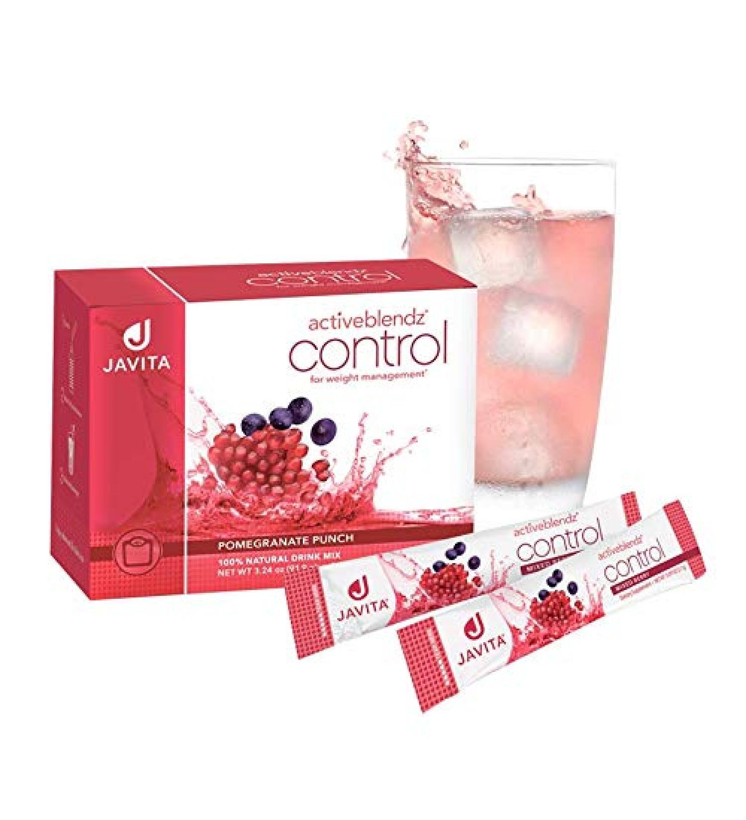 ActiveBlendz Control with Super Citrimax & Gymnema Sylvestre for Weight Management | Appetite Control & Balanced Sugar Levels | Natural Instant Fruit Beverage 24 ct - Javita - Buy Online on GoSupps.com