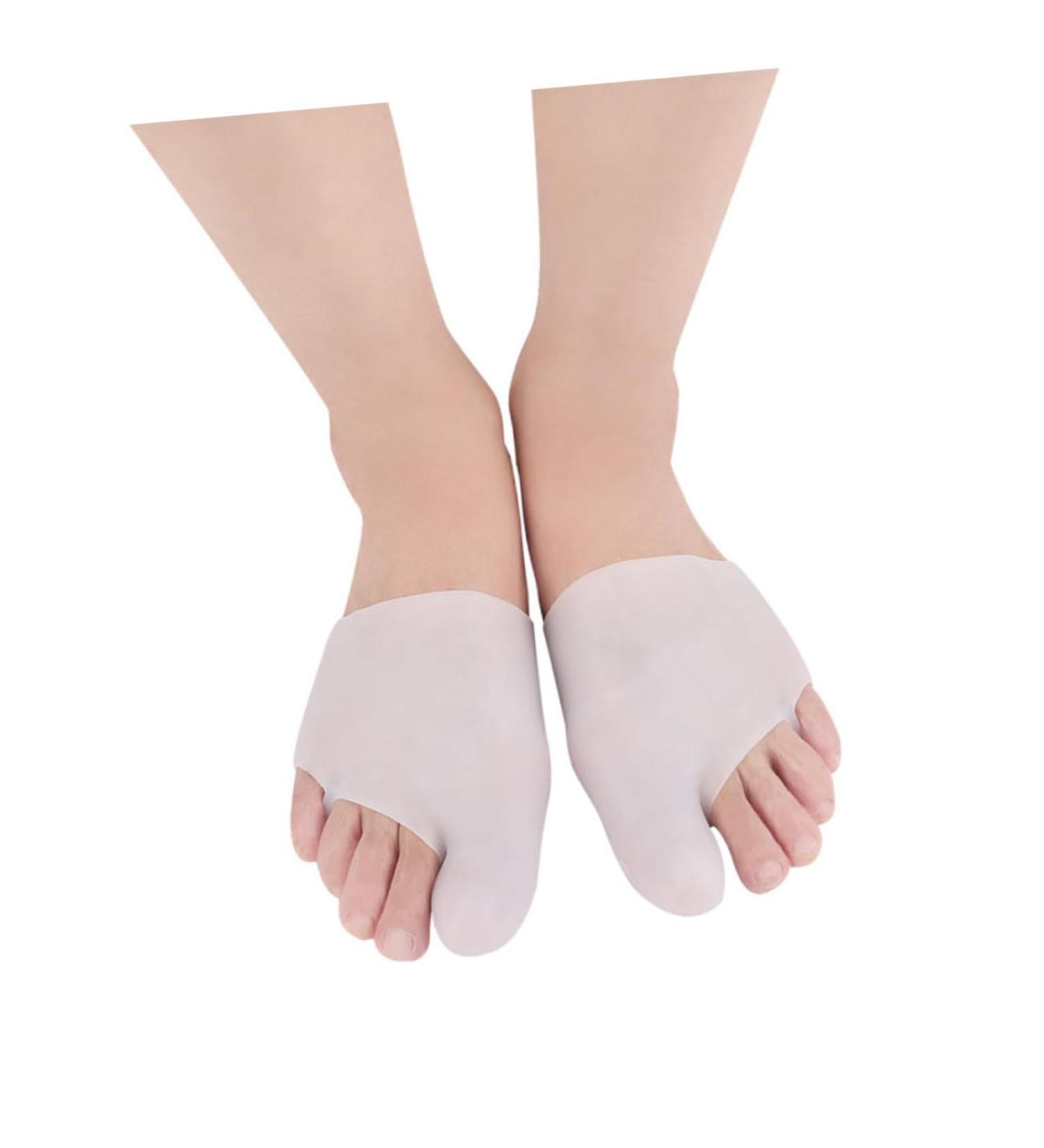 Hemoton White Toe Separators - 1 Pair Hallux Valgus Orthotics for Foot Bunion Relief - Buy Online on GoSupps.com