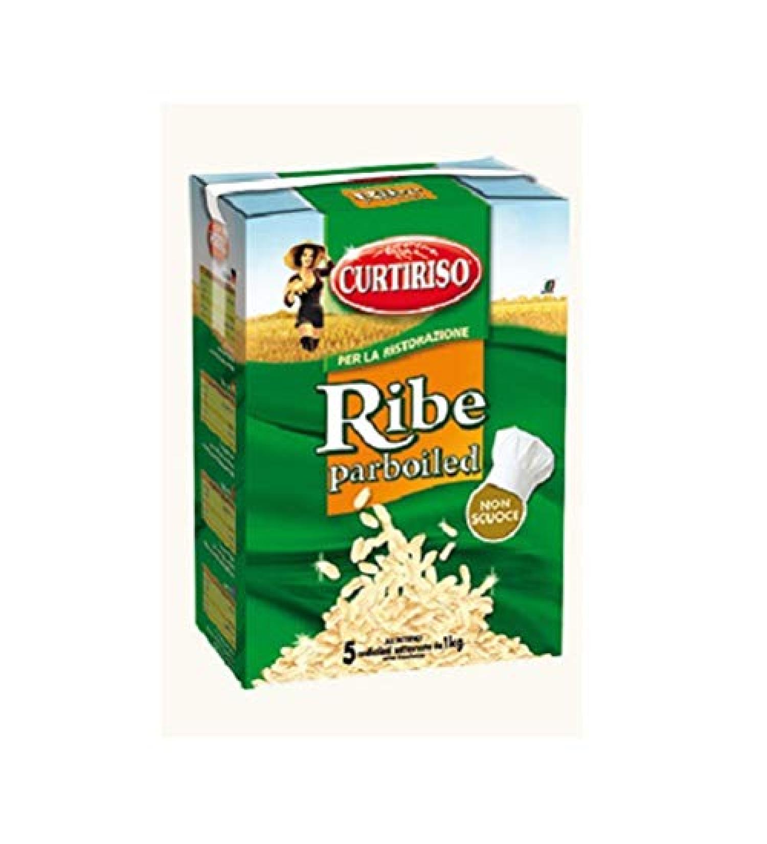 Curtiriso Curtiriso Riso Ribe Parboiled Italian Rice 1 kg Pack of 5