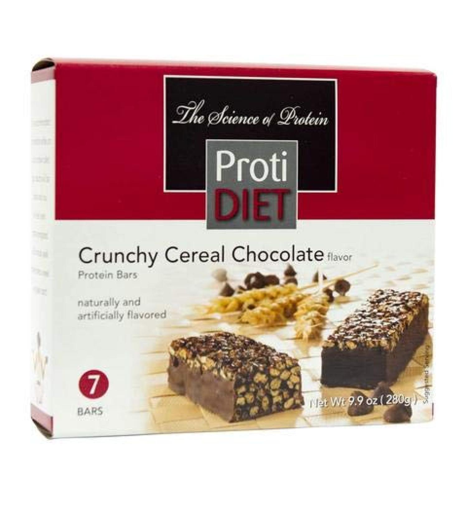 ProtiDiet - Crunchy Cereal Chocolate - Buy Online on GoSupps.com