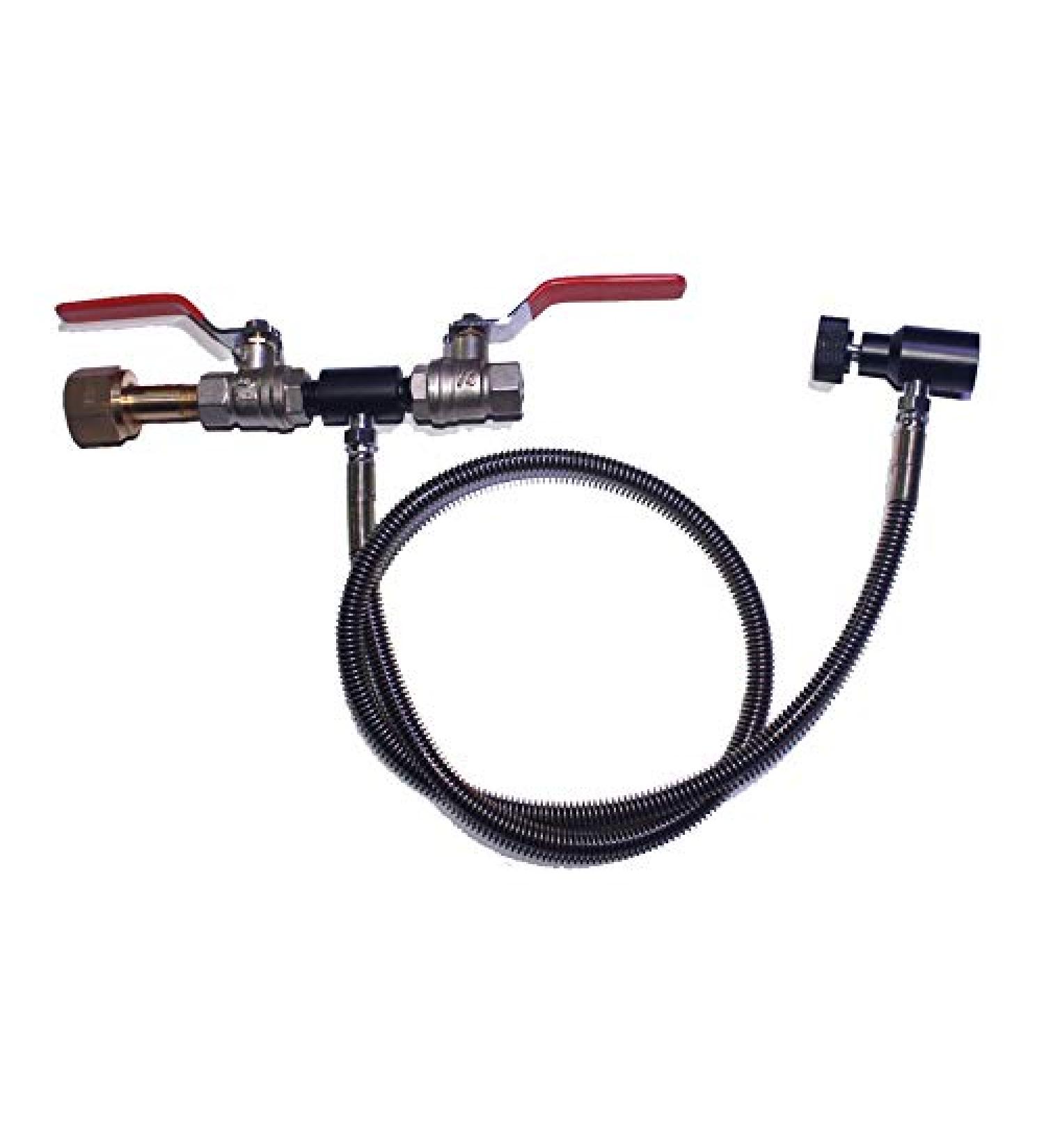 Outdoor Guy Deluxe Dual Valve CO2 Fill Station - Stainless Steel with Spring Ring Hose - Buy Online on GoSupps.com