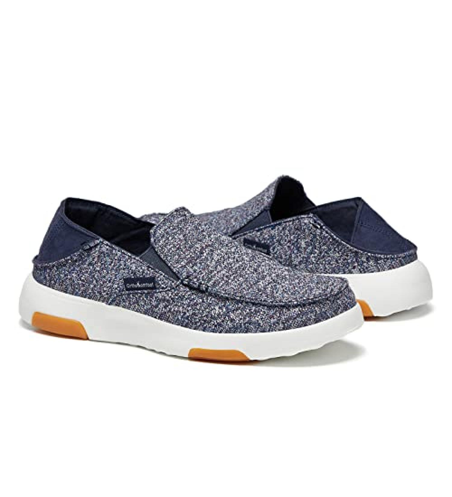OrthoComfoot Women's Slip On Shoes with Arch Support - Plantar Fasciitis Loafers | Pain Relief Orthopedic Slippers - Light Blue, Size 8.5 W - Buy Online on GoSupps.com