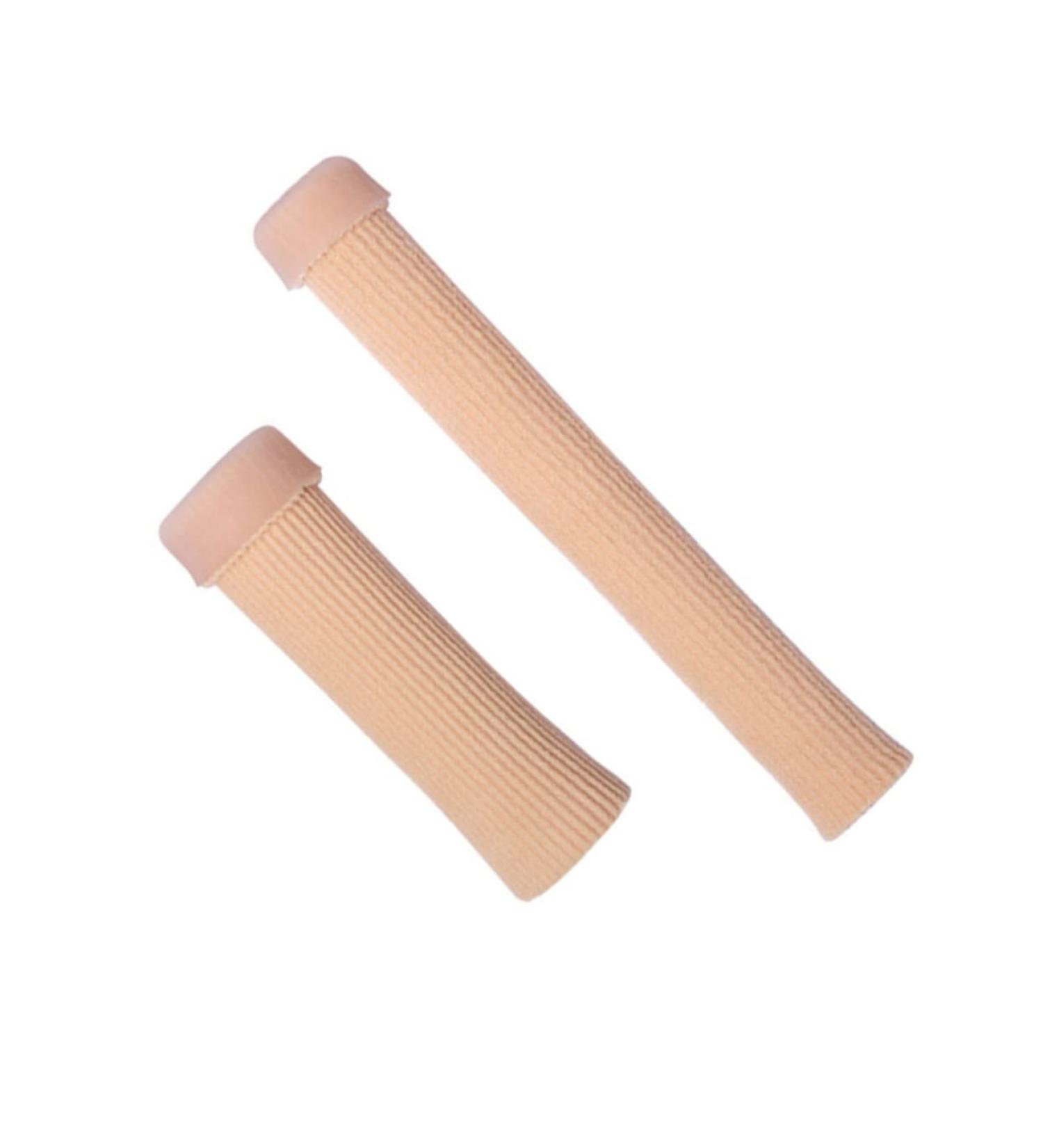 2pcs Adjustable Silicone Gel Toe Sleeve Protectors | Toe & Finger Protective Sleeves | Cuttable for Custom Fit | Toe & Finger Nursing Cover - Buy Online on GoSupps.com