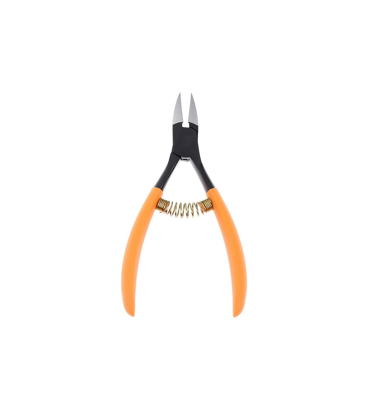 Nail Clipper Orange Soft Nail Cuticle Nipper Stainless Steel Tweezer Clipper Dead Skin Remover Scissor Plier Manicure Nail Art Tool (Color : Orange) - Buy Online on GoSupps.com