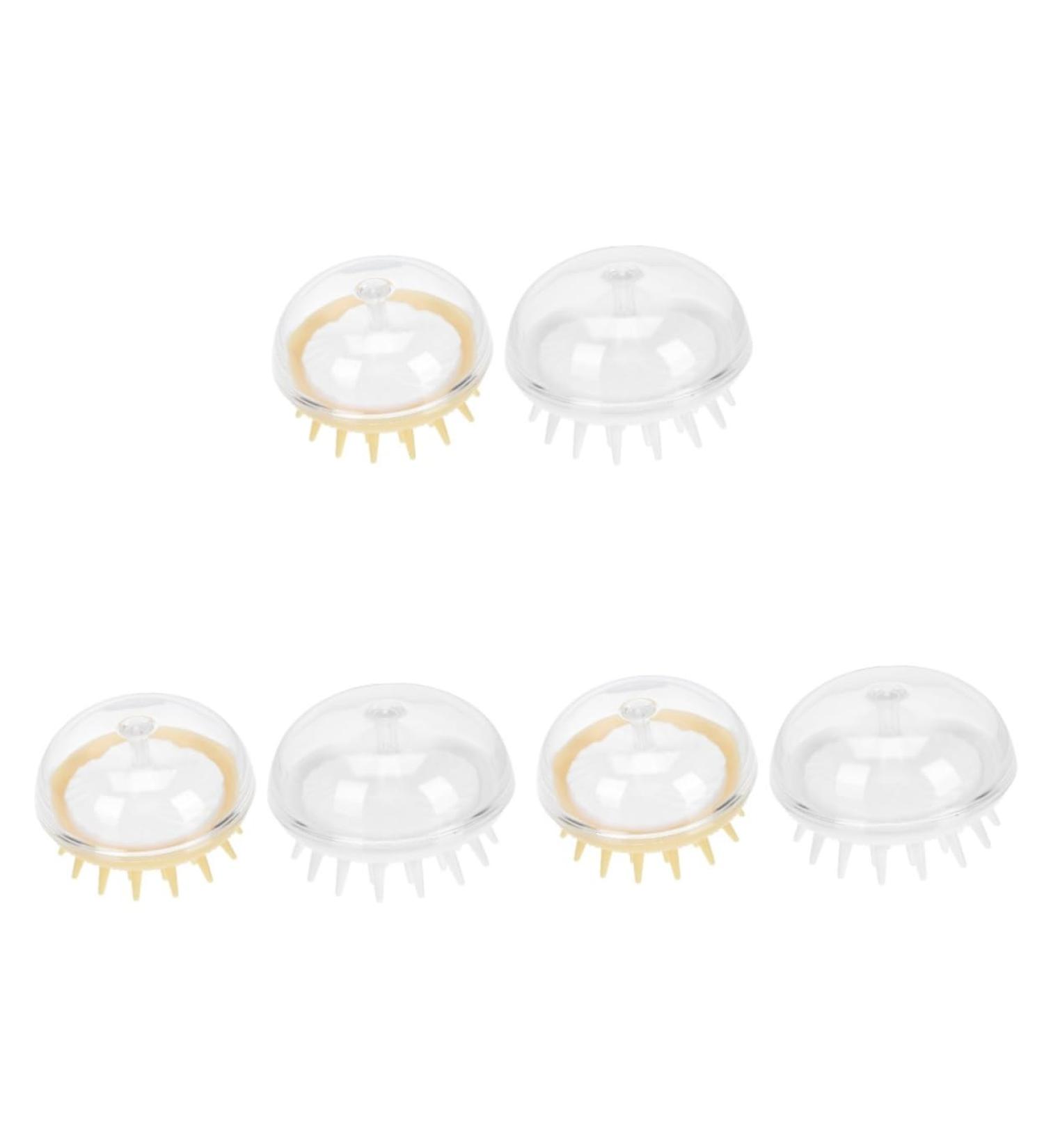 FRCOLOR 6-Pack Bad Bust Massage Silicone Shower Washers - Versatile Bath Comb & Cleaning Brush for Hair Care Travel & Car | Durable PP Material - Buy Online on GoSupps.com