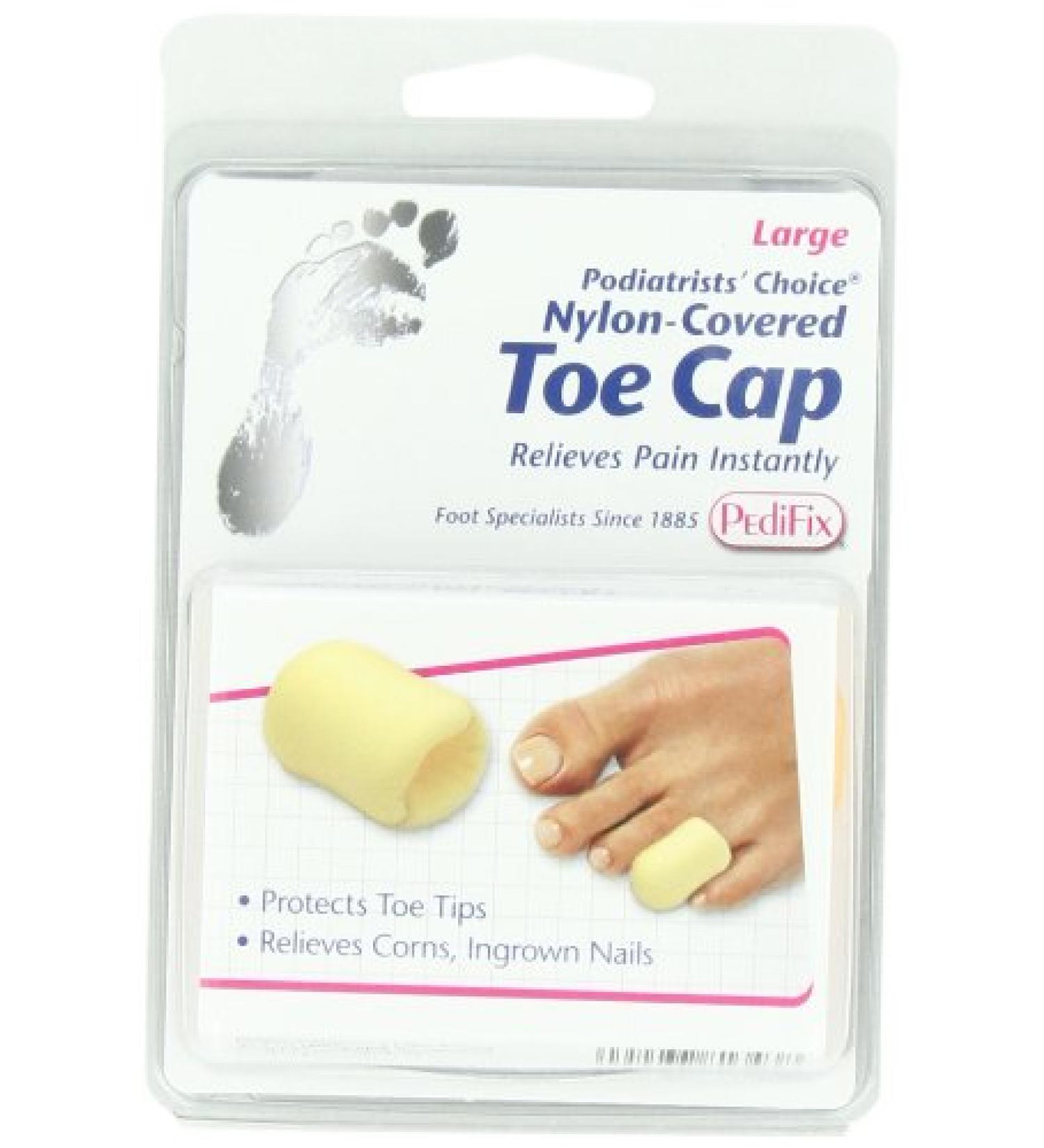Pedifix Podiatrists' Choice Nylon-covered Toe Cap - Pack of 2 - Buy Online on GoSupps.com