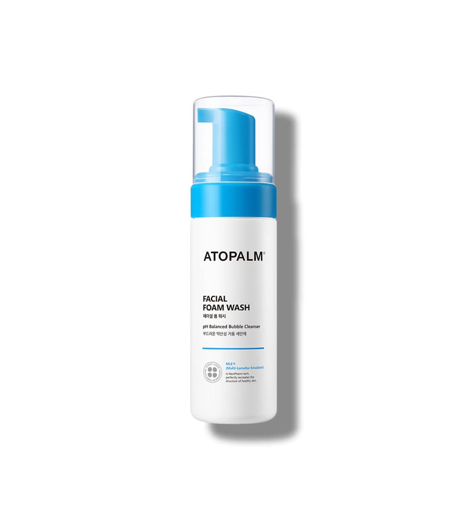 Atopalm Facial Foam Wash 5 fl oz - Gentle Cleansing for Sensitive Skin - Buy Online on GoSupps.com